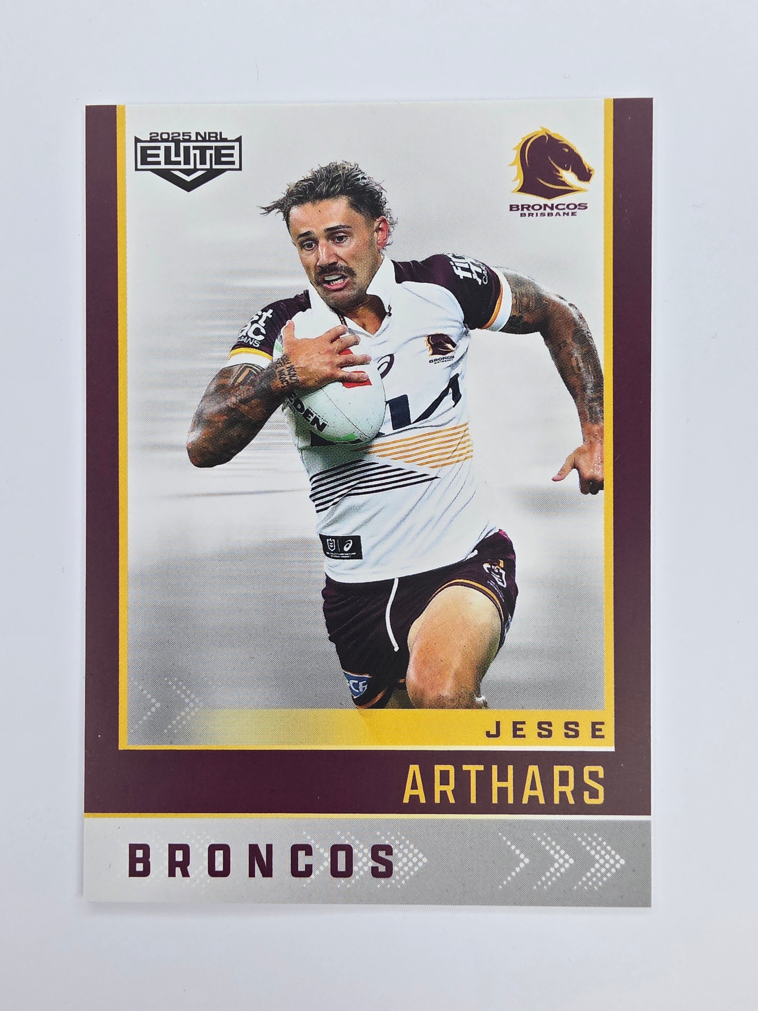NRL 2025 Elite Base #002 Jesse Arthars Broncos