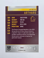 NRL 2025 Elite Base #002 Jesse Arthars Broncos