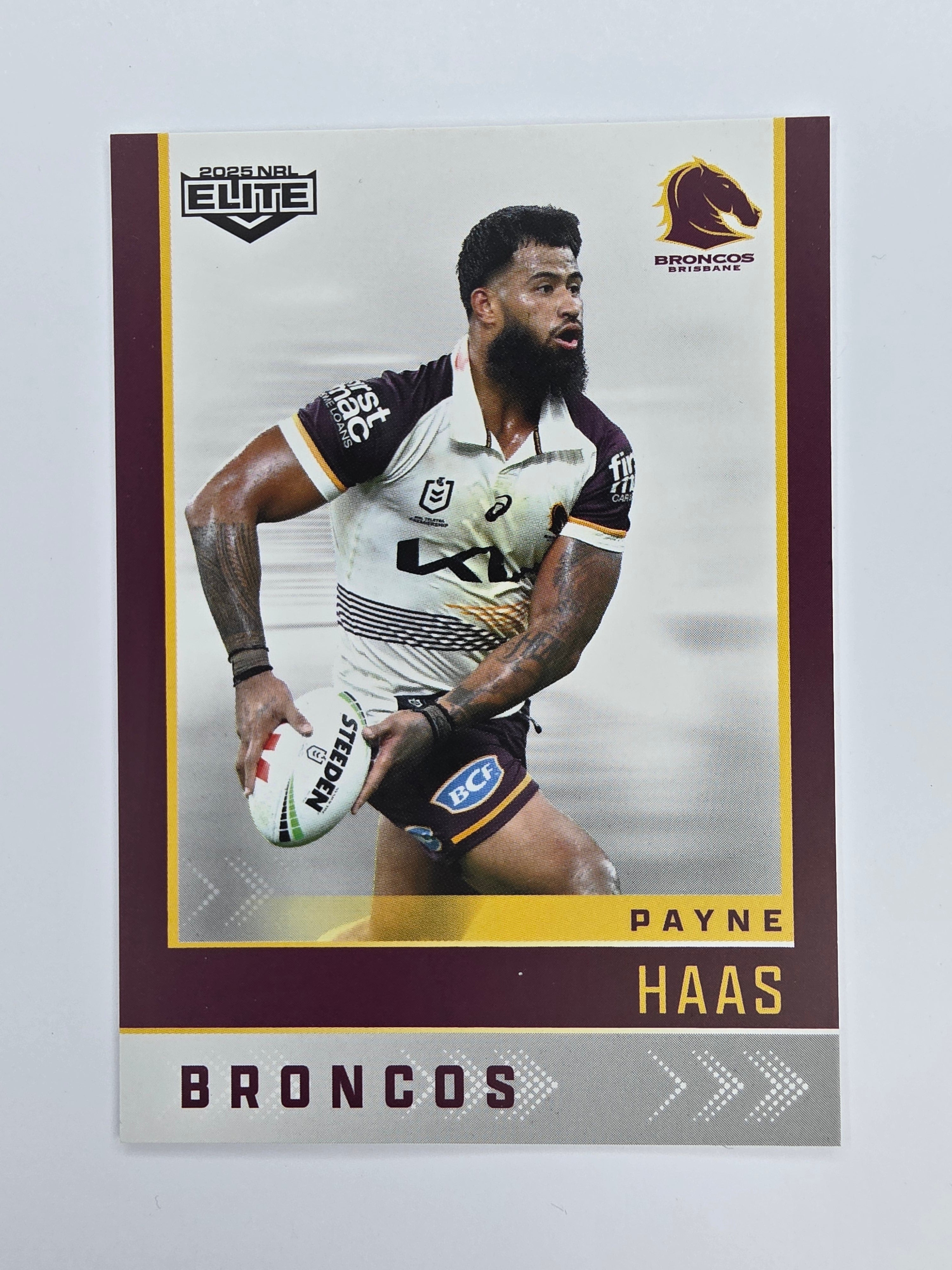 NRL 2025 Elite Base #005 Payne Haas Broncos