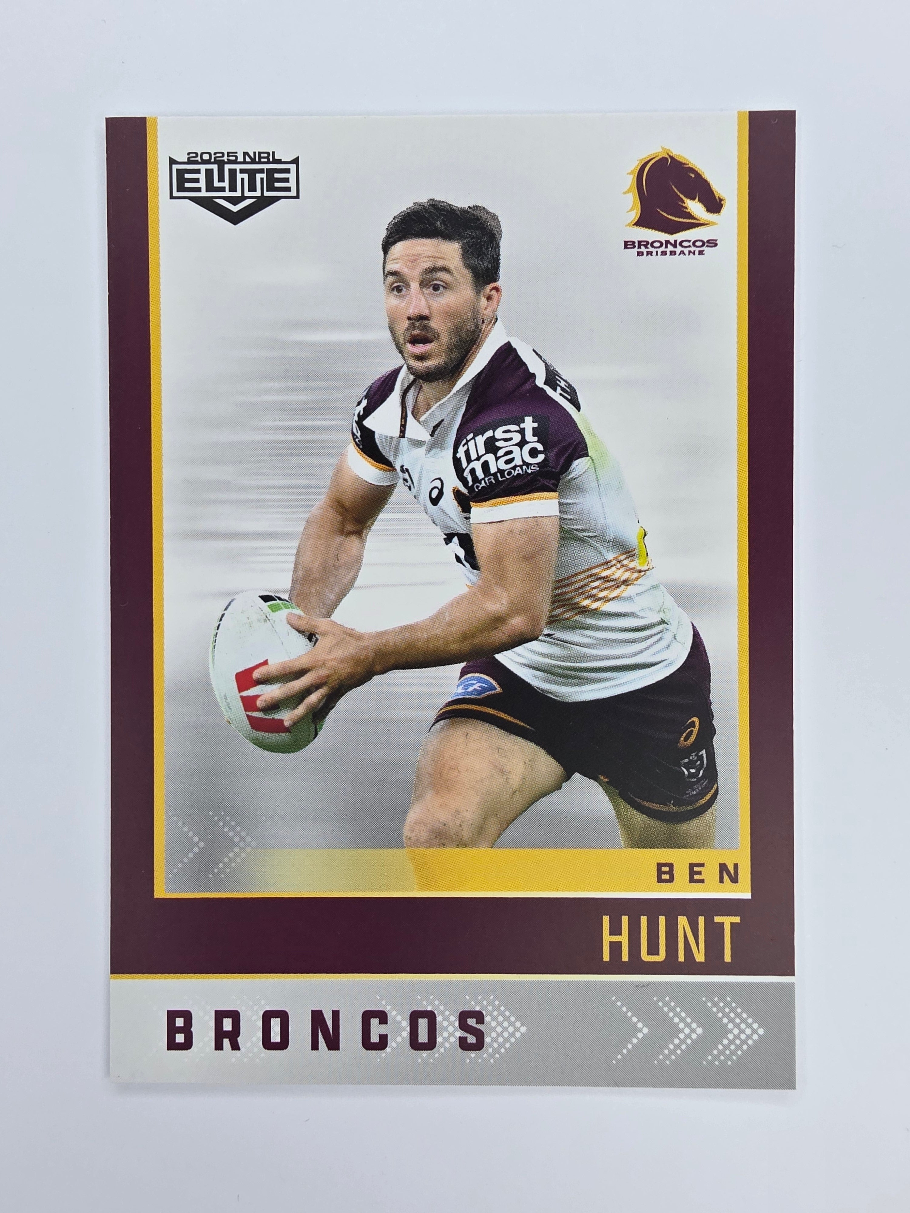 NRL 2025 Elite Base #006 Ben Hunt Broncos