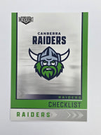 NRL 2025 Elite Base #010 Checklist Raiders
