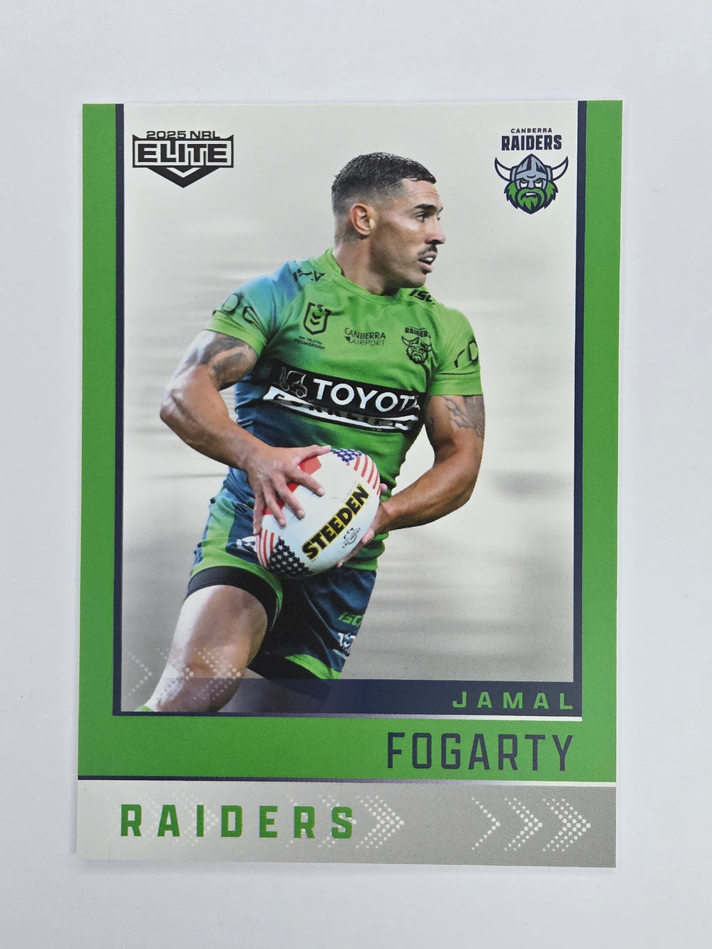 NRL 2025 Elite Base #011 Jamal Fogarty Raiders