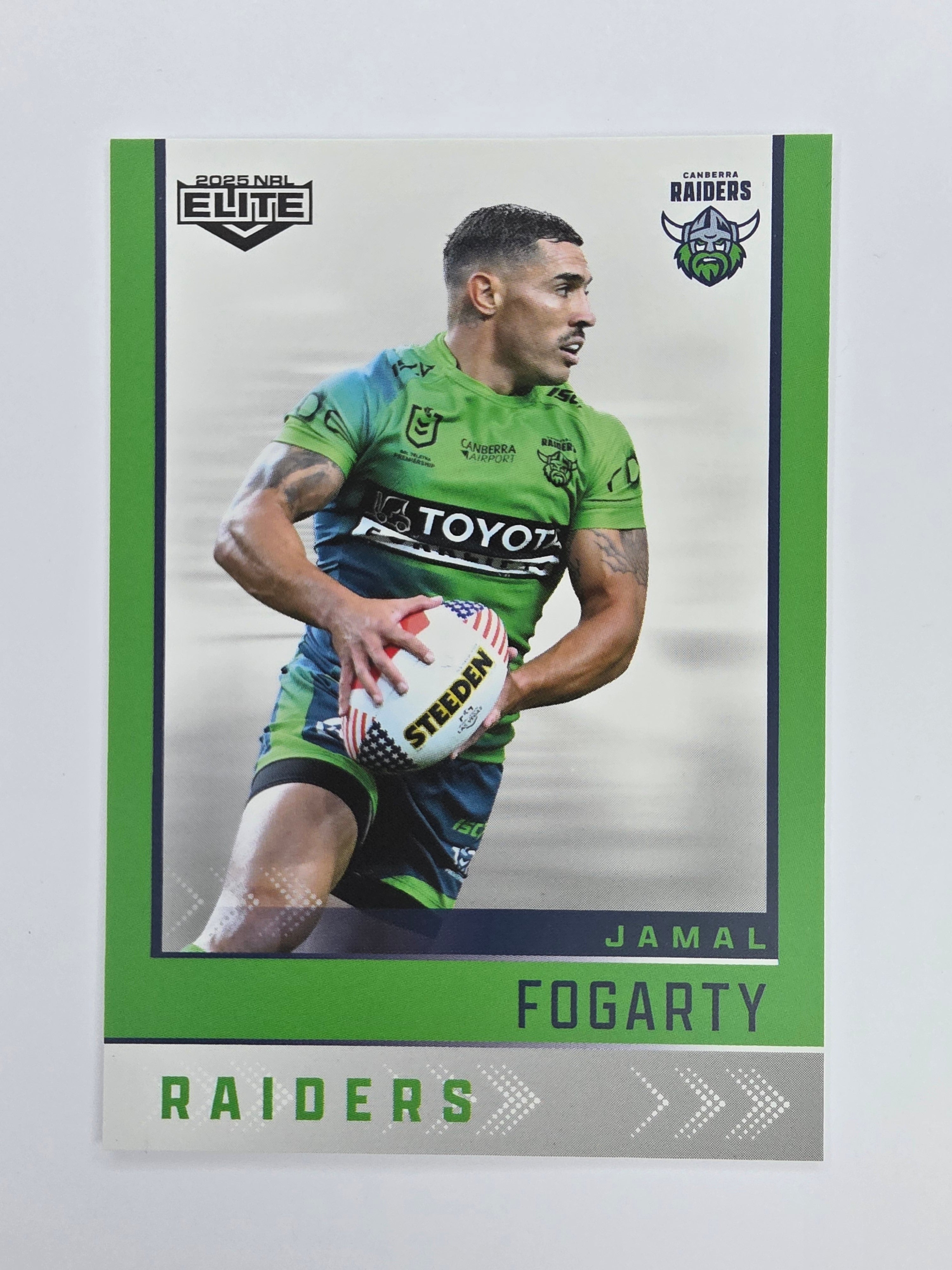 NRL 2025 Elite Base #011 Jamal Fogarty Raiders