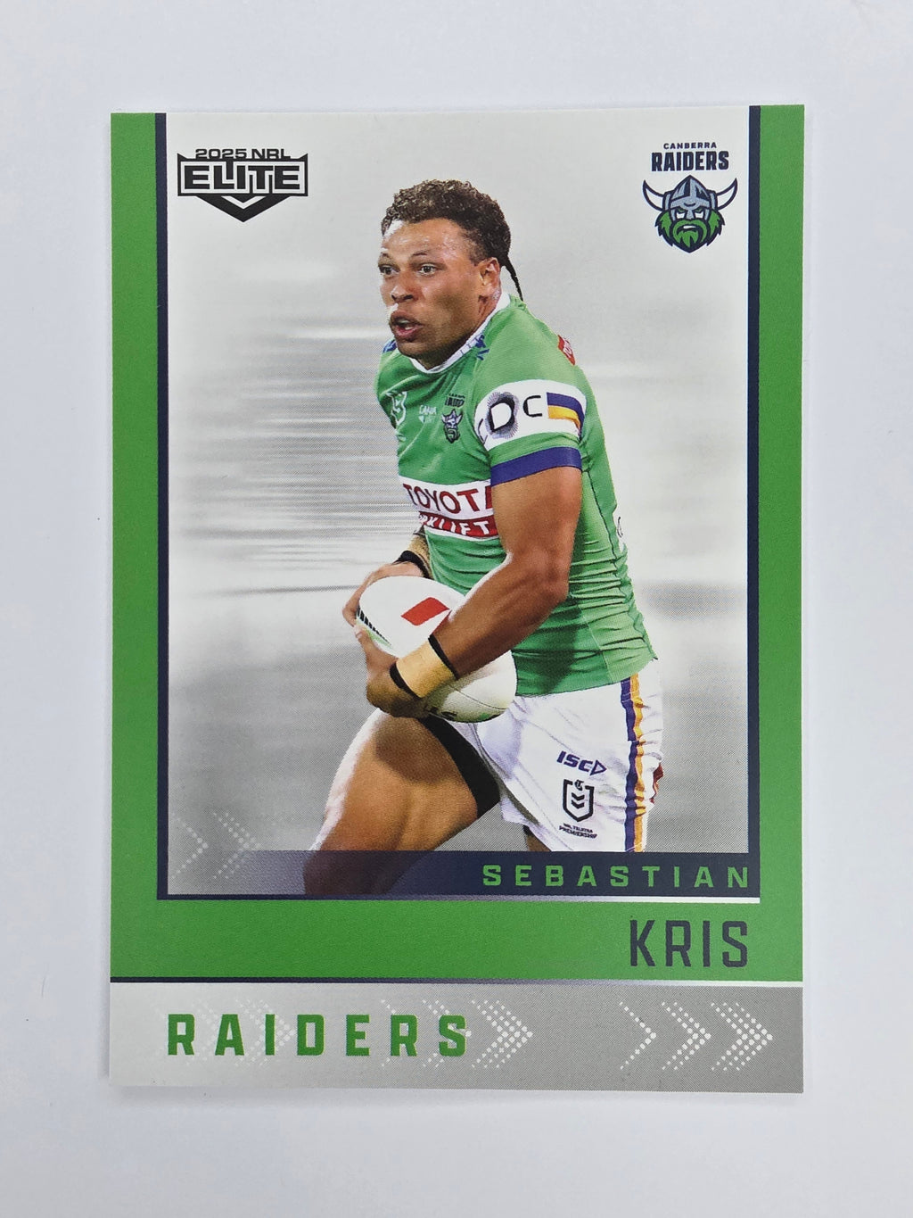 NRL 2025 Elite Base #013 Sebastian Kris Raiders