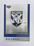 NRL 2025 Elite Base #019 Checklist Bulldogs