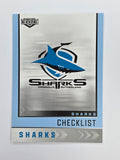 NRL 2025 Elite Base #028 Checklist Sharks