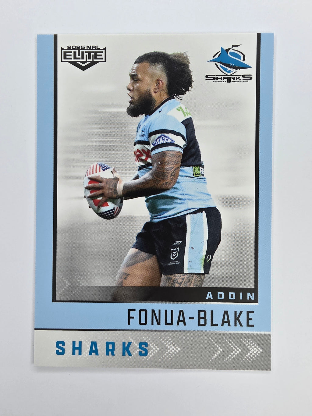 NRL 2025 Elite Base #030 Addin Fonua-Blake Sharks