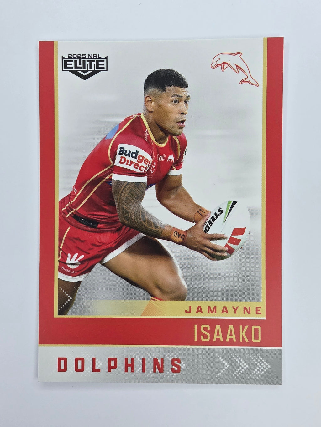 NRL 2025 Elite Base #040 Jamayne Isaako Dolphins