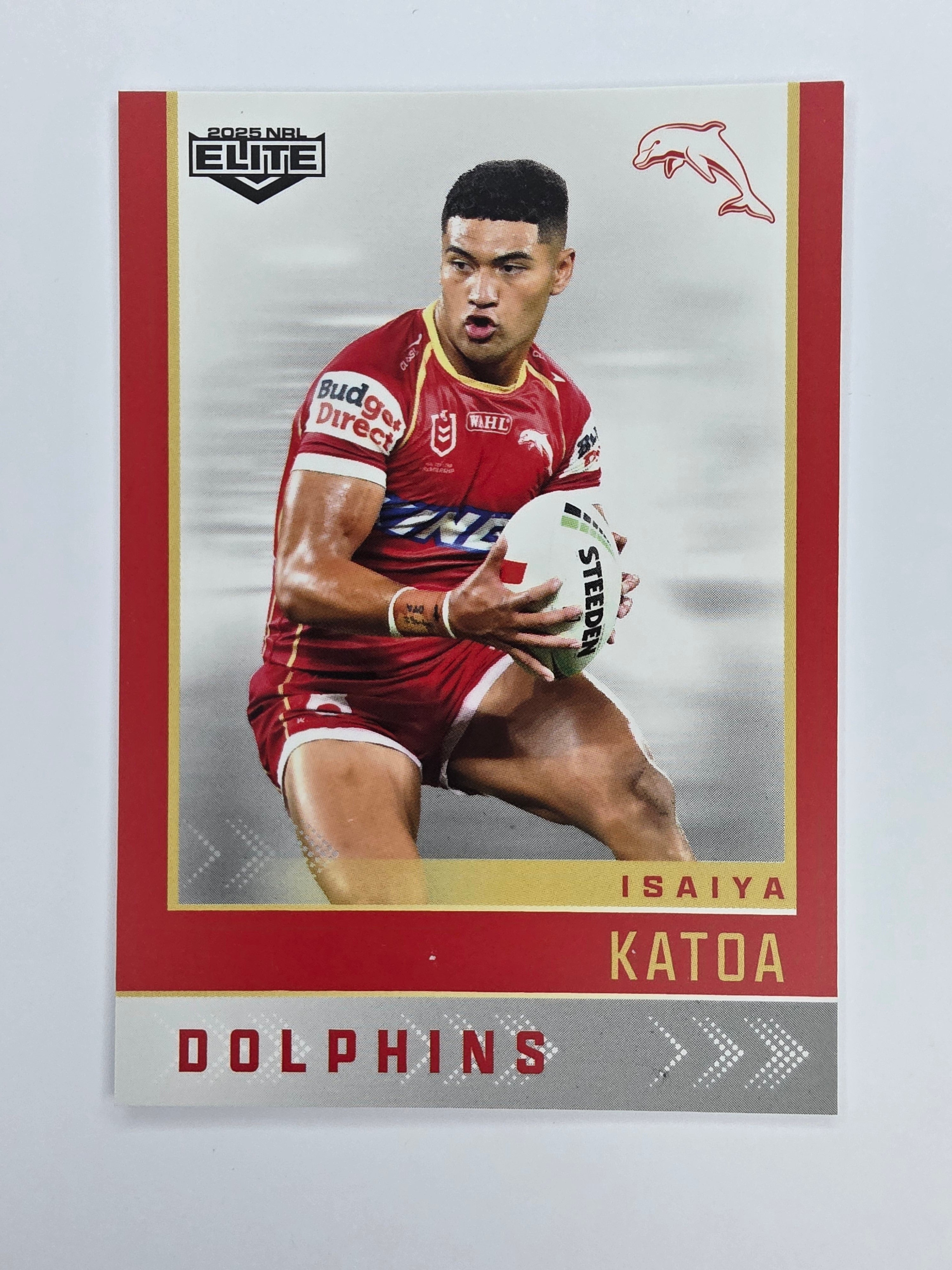 NRL 2025 Elite Base #041 Isaiya Katoa Dolphins