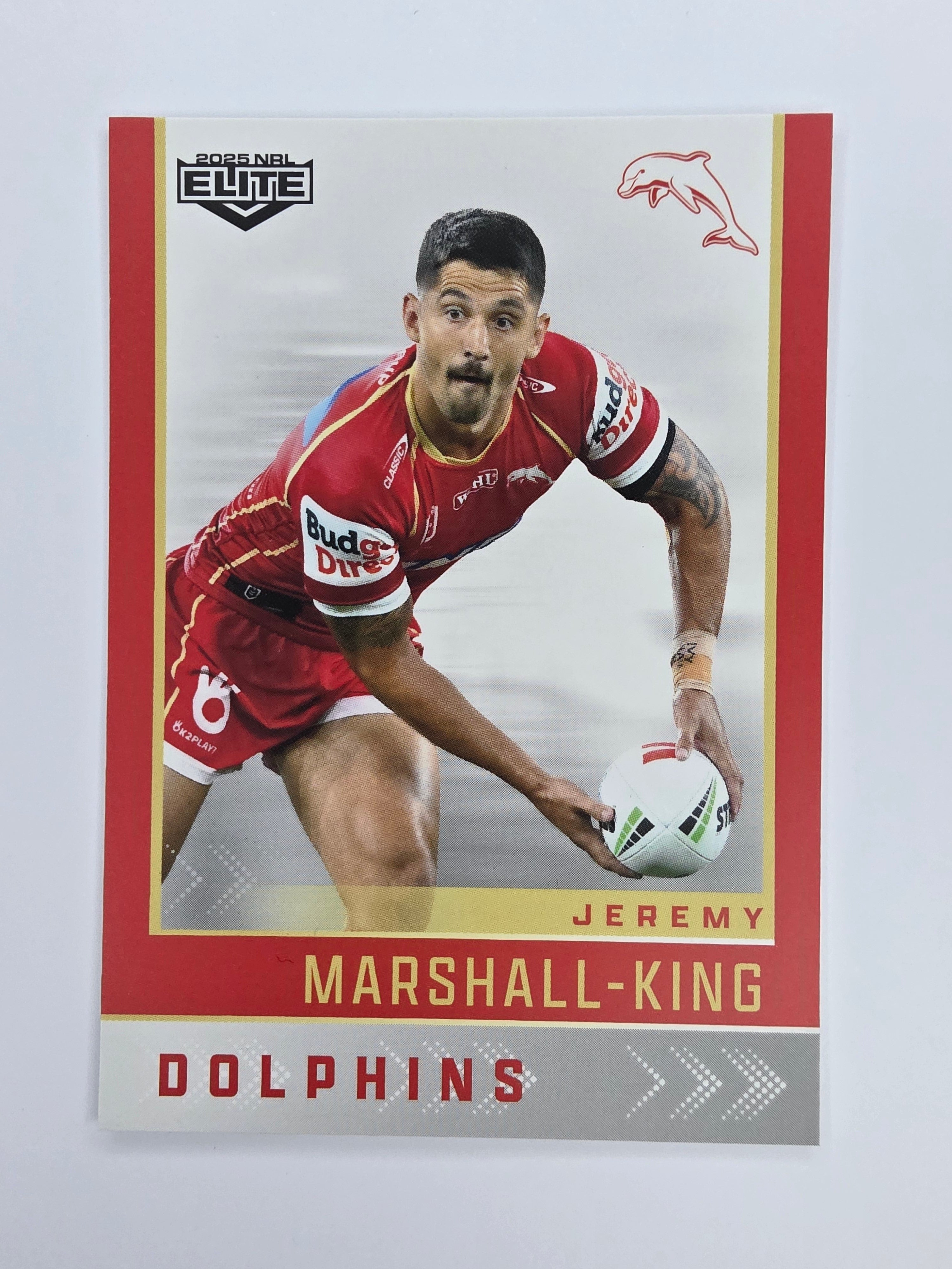 NRL 2025 Elite Base #042 Jeremy Marshall-King Dolphins
