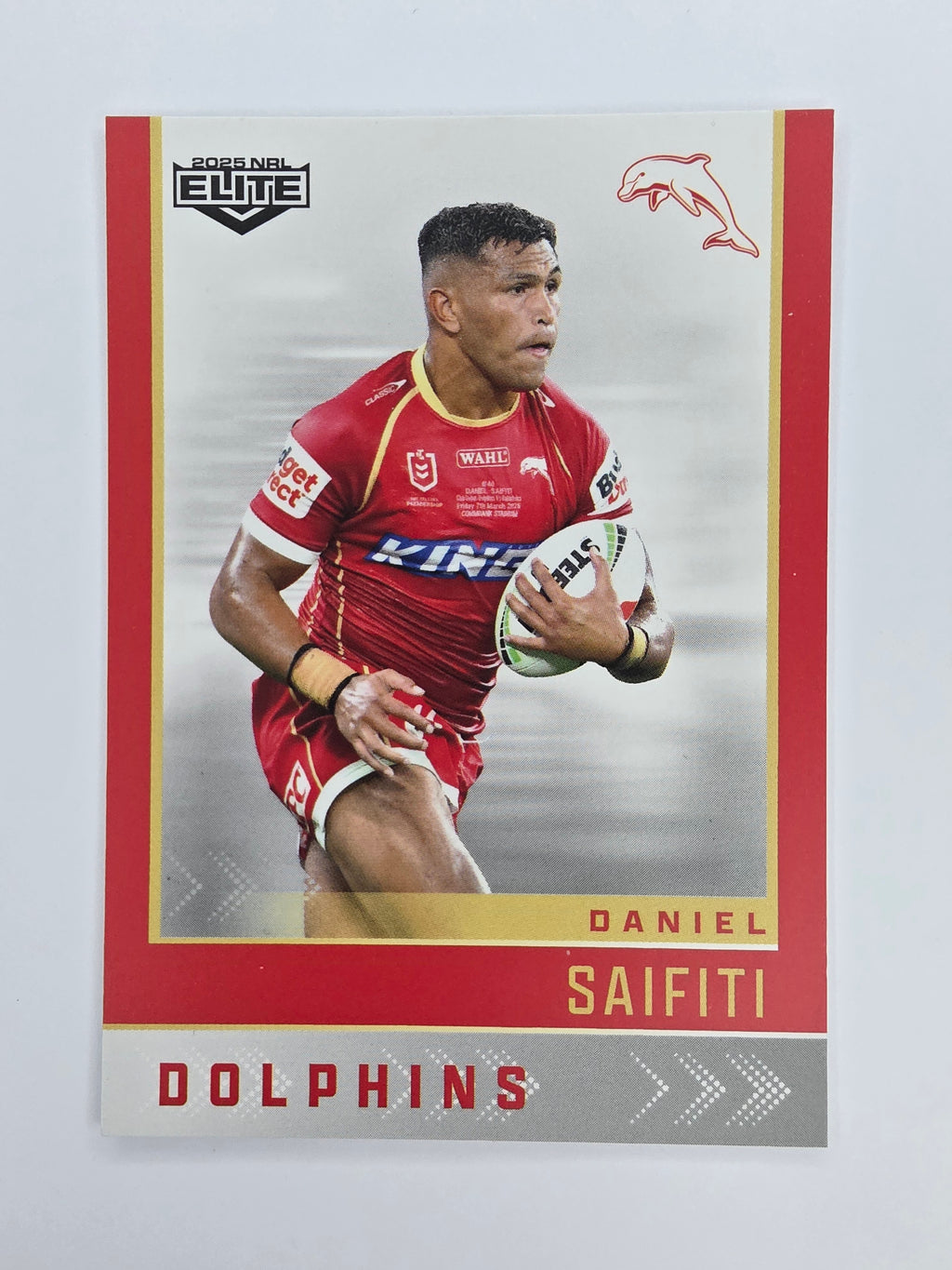 NRL 2025 Elite Base #044 Daniel Saifiti Dolphins