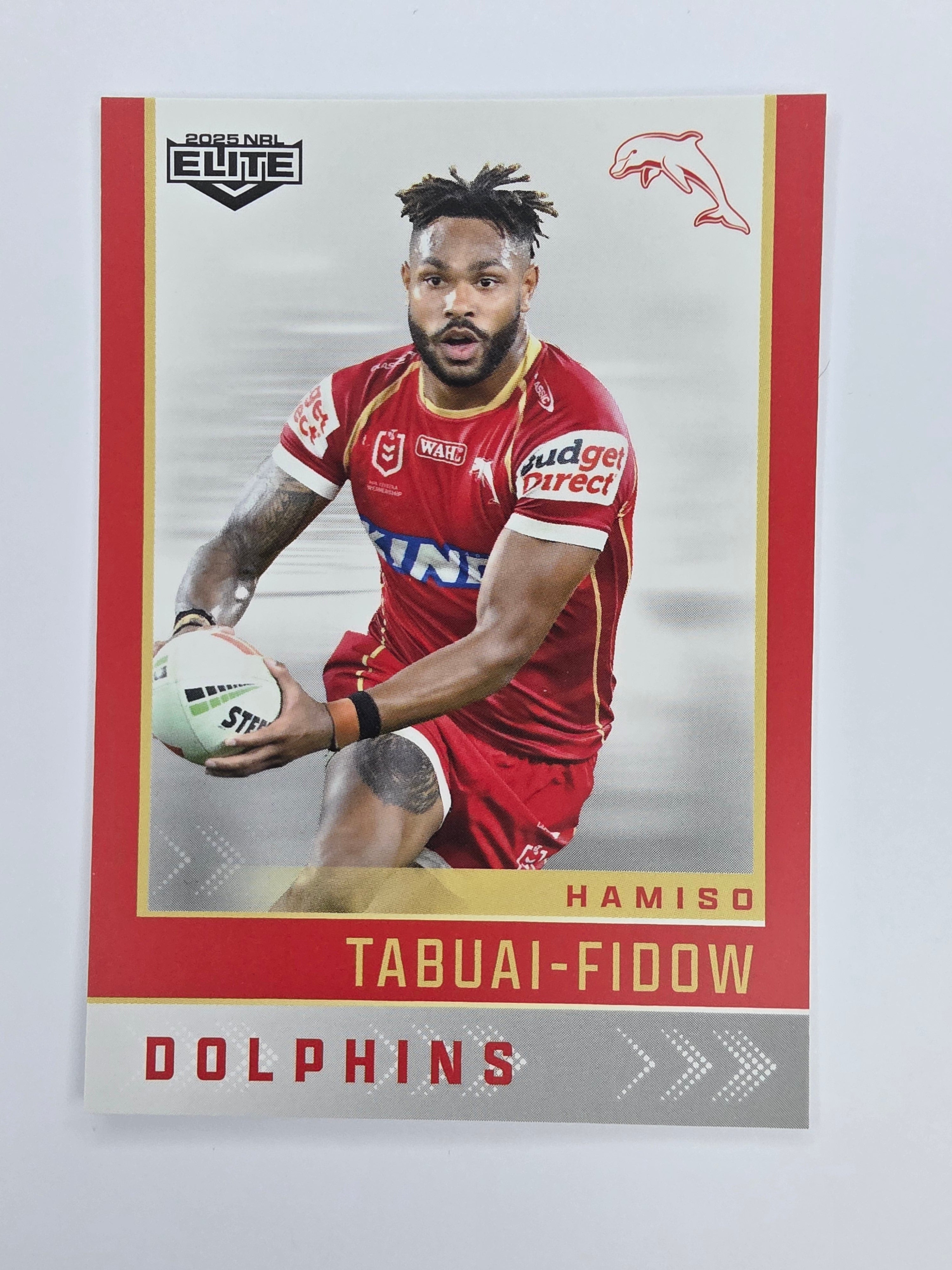 NRL 2025 Elite Base #045 Hamiso Tabuai-Fidow Dolphins