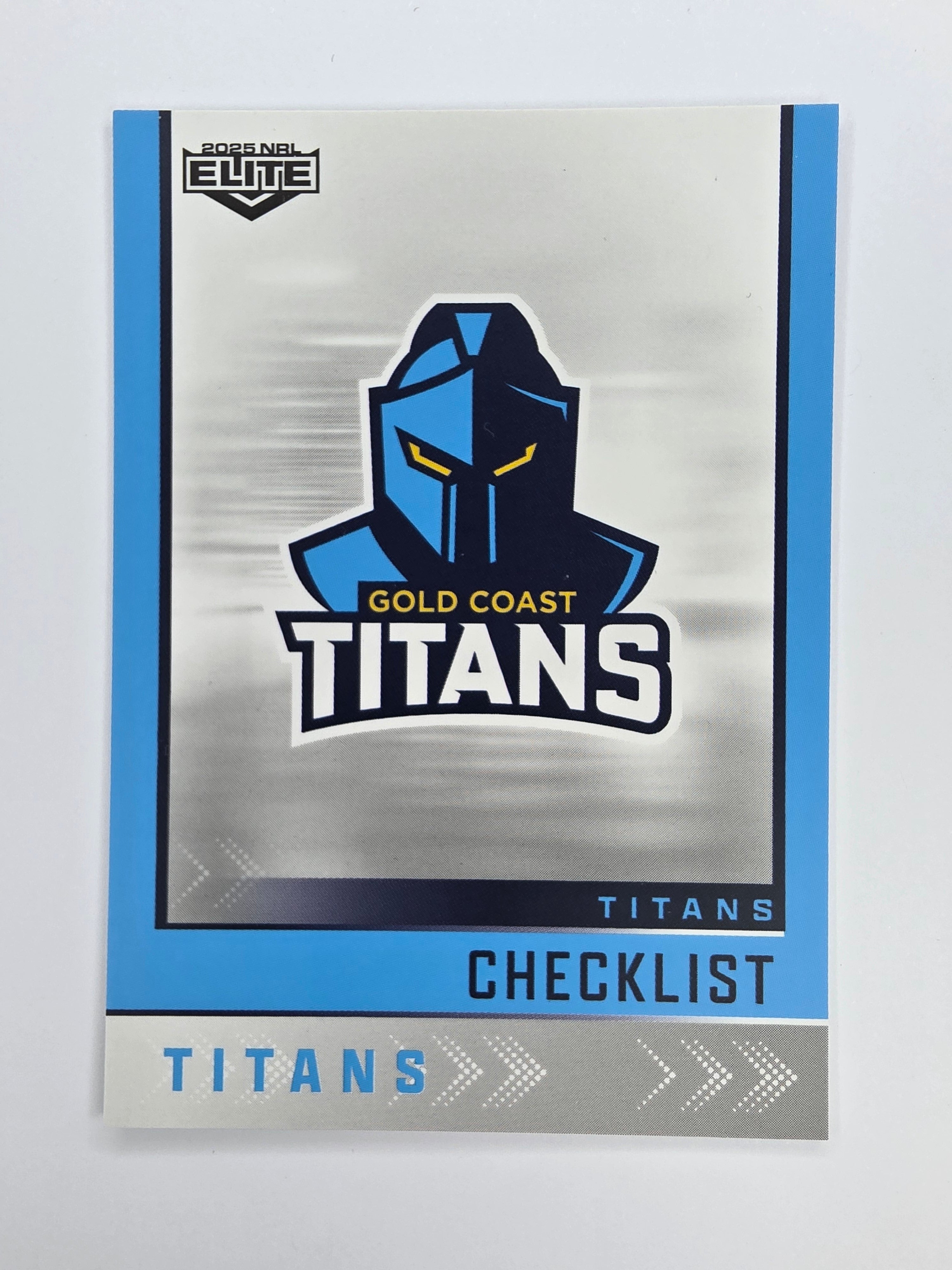 NRL 2025 Elite Base #046 Checklist Titans