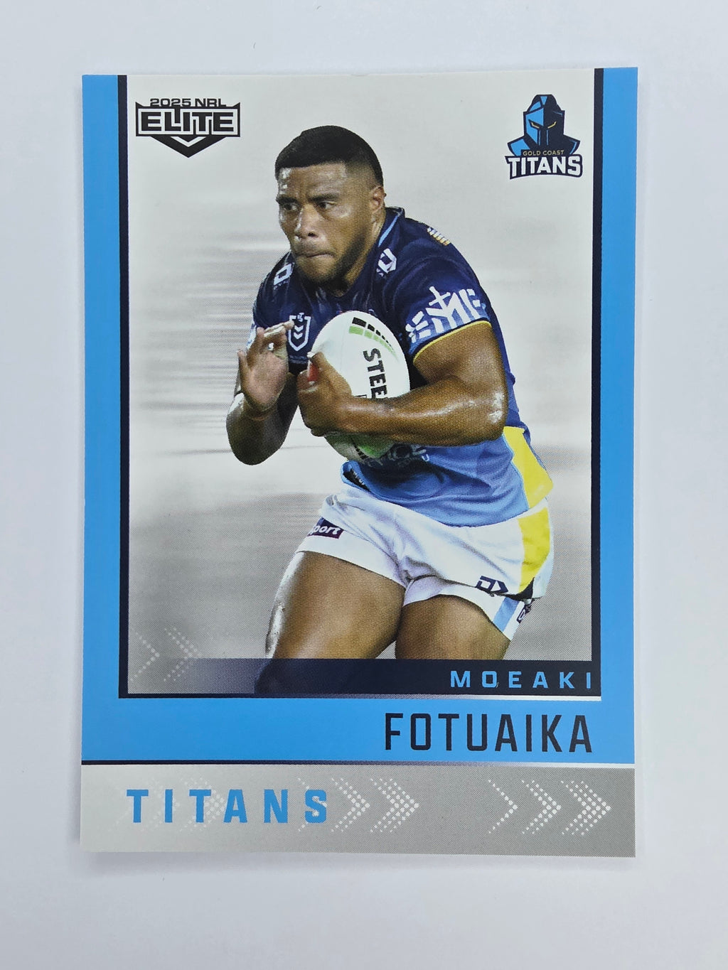 NRL 2025 Elite Base #053 Moeaki Foiuaika Titans