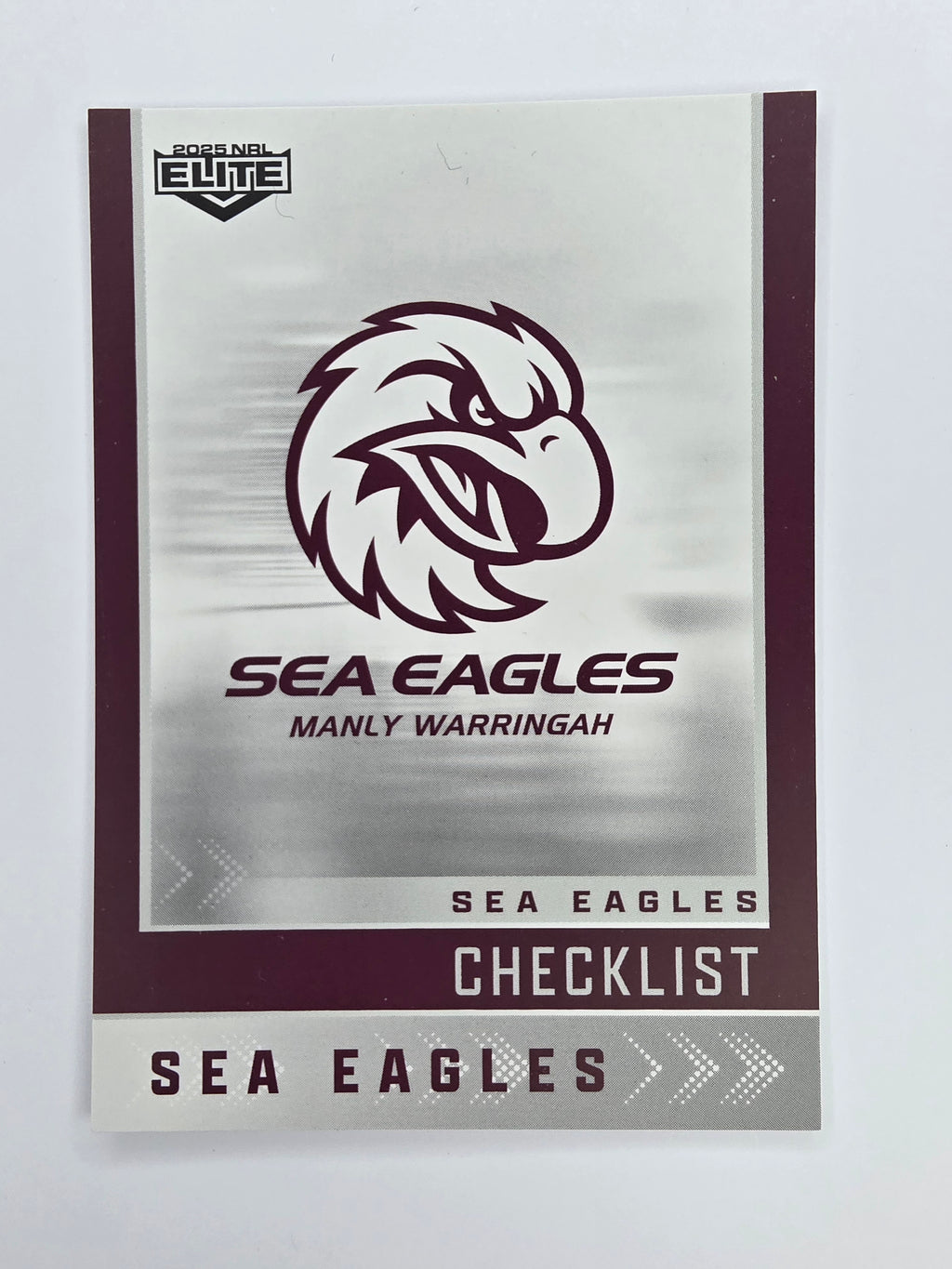 NRL 2025 Elite Base #055 Checklist Sea Eagles