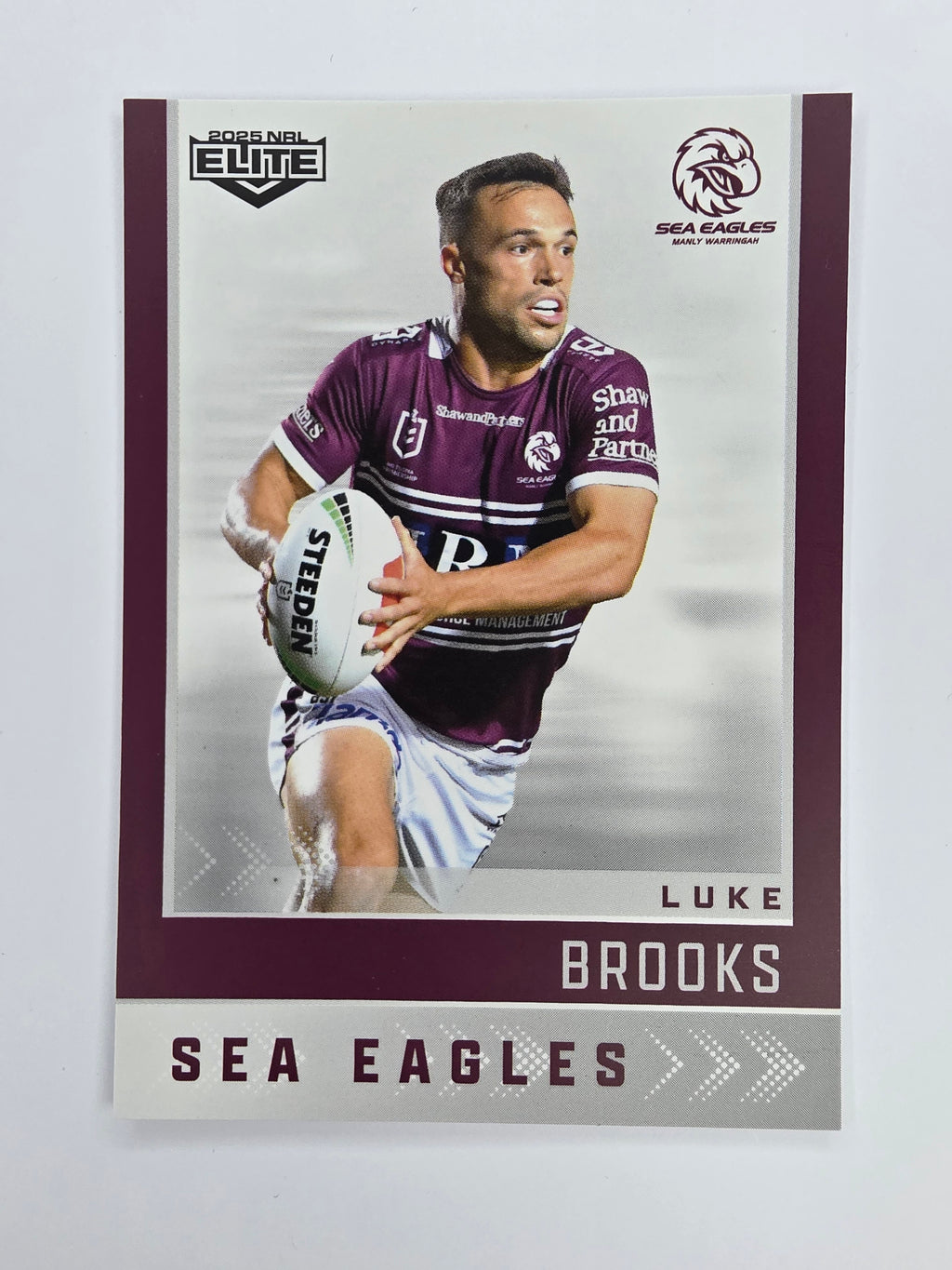 NRL 2025 Elite Base #056 Luke Brooks Sea Eagles