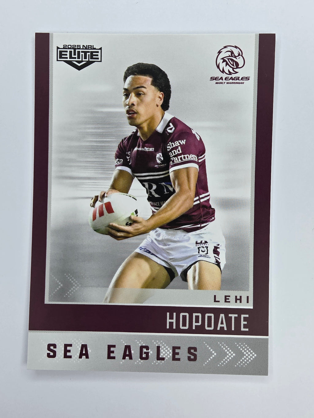 NRL 2025 Elite Base #059 Lehi Hopoate Sea Eagles