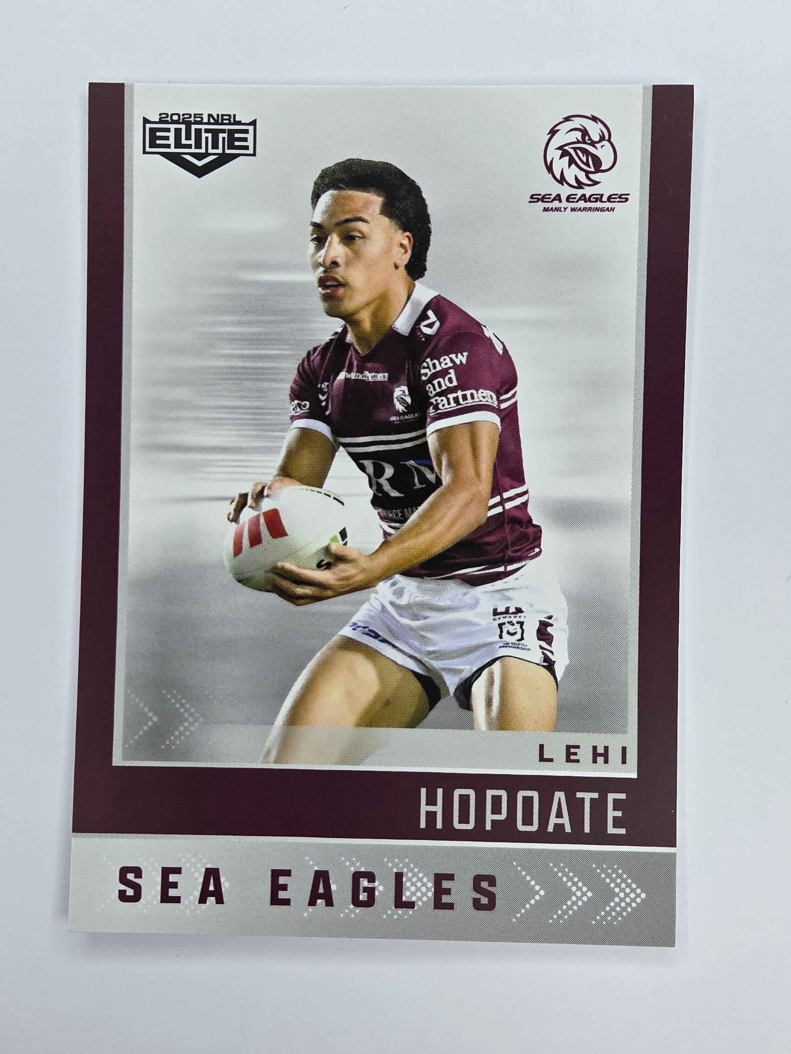 NRL 2025 Elite Base #059 Lehi Hopoate Sea Eagles
