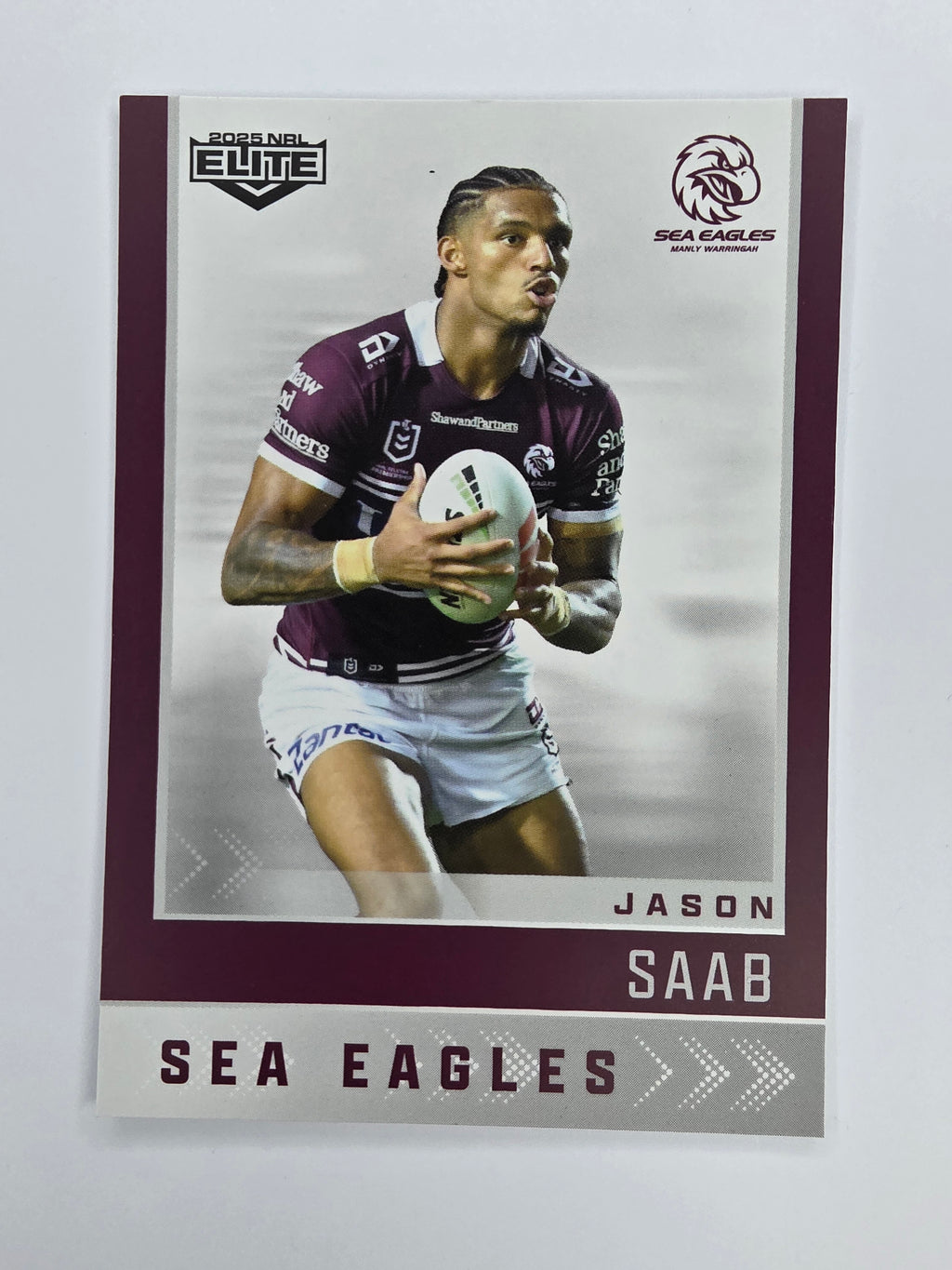 NRL 2025 Elite Base #061 Jason Saab Sea Eagles
