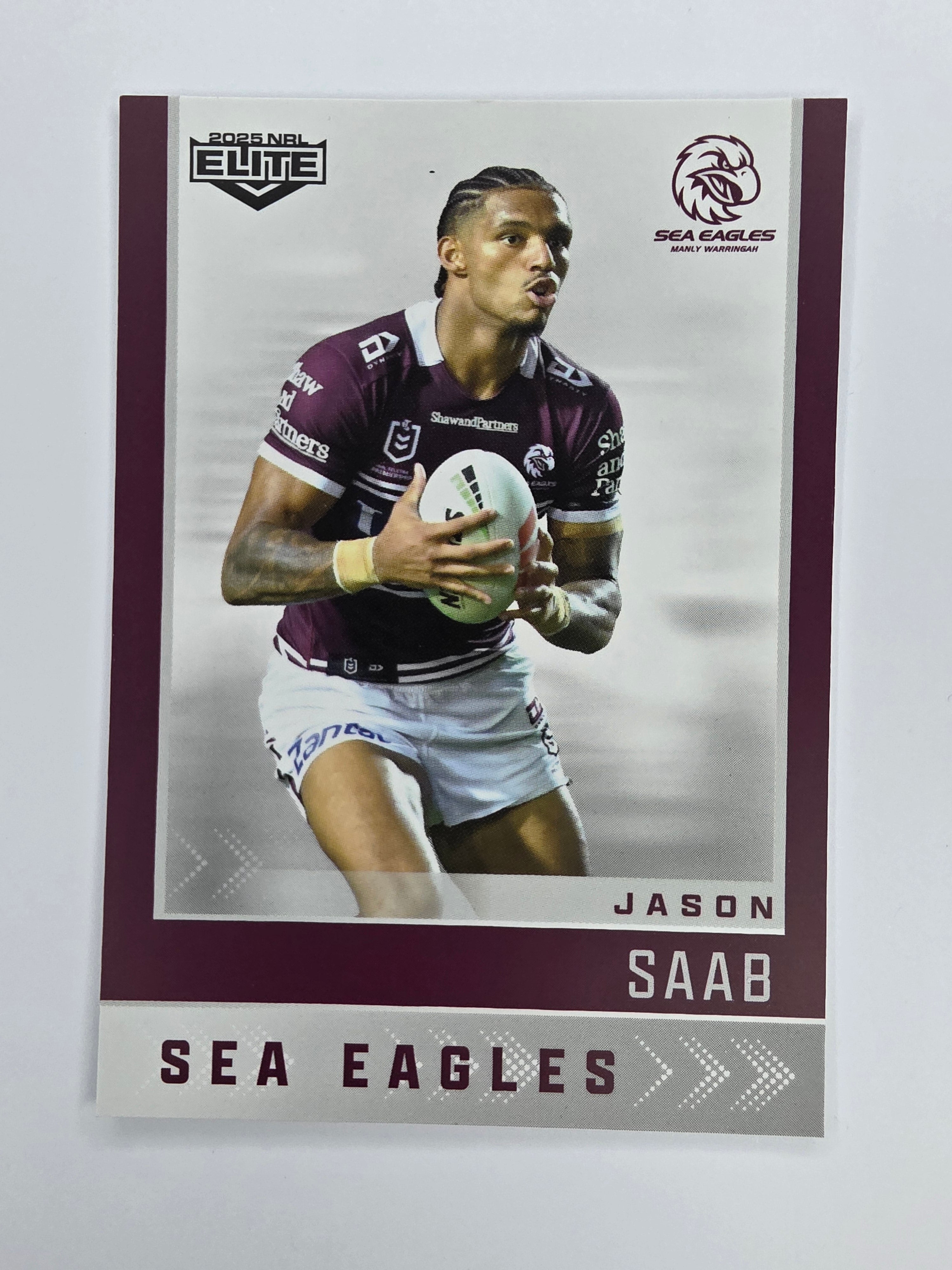 NRL 2025 Elite Base #061 Jason Saab Sea Eagles
