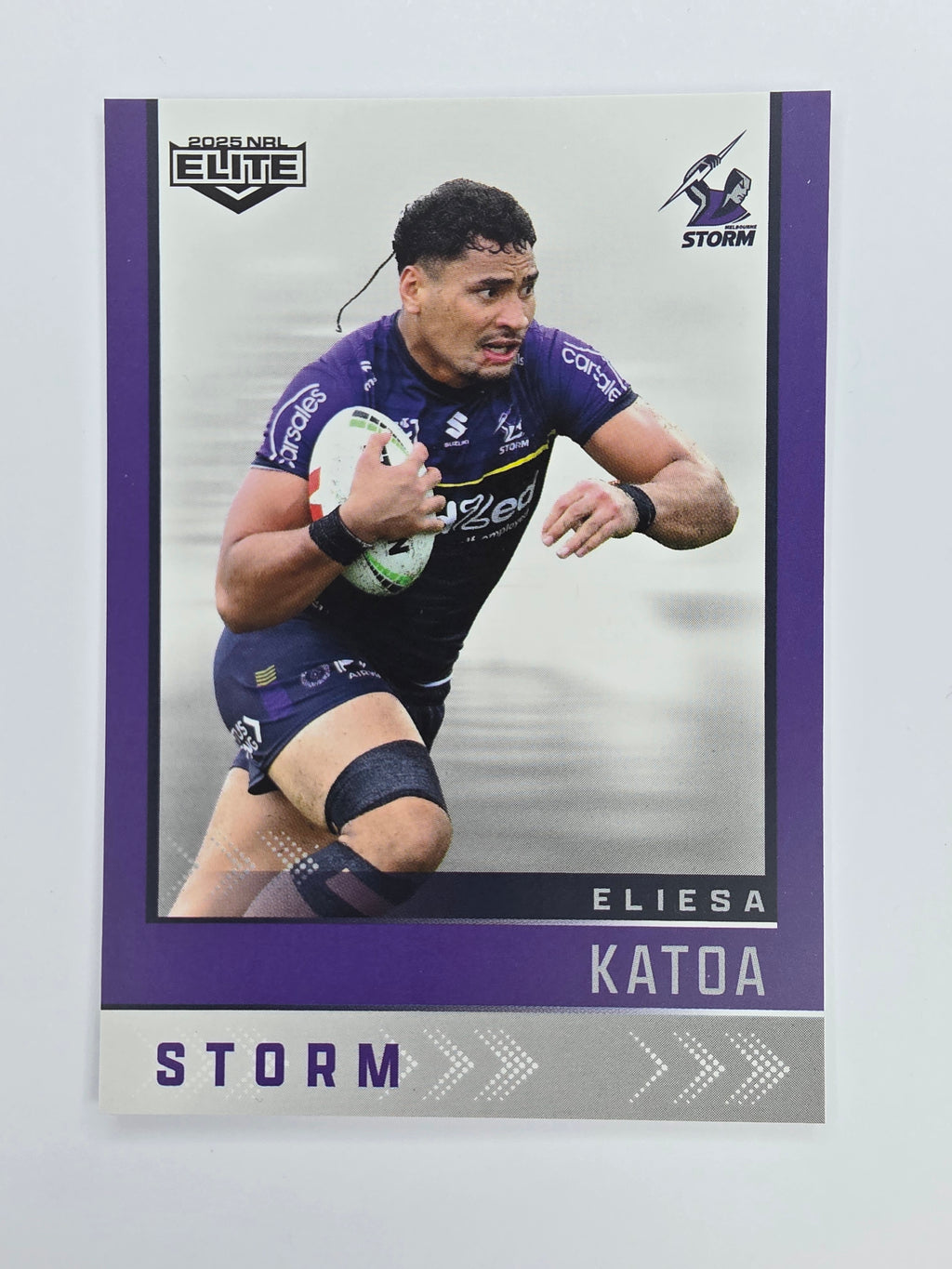 NRL 2025 Elite Base #069 Eliesa Katoa Storm