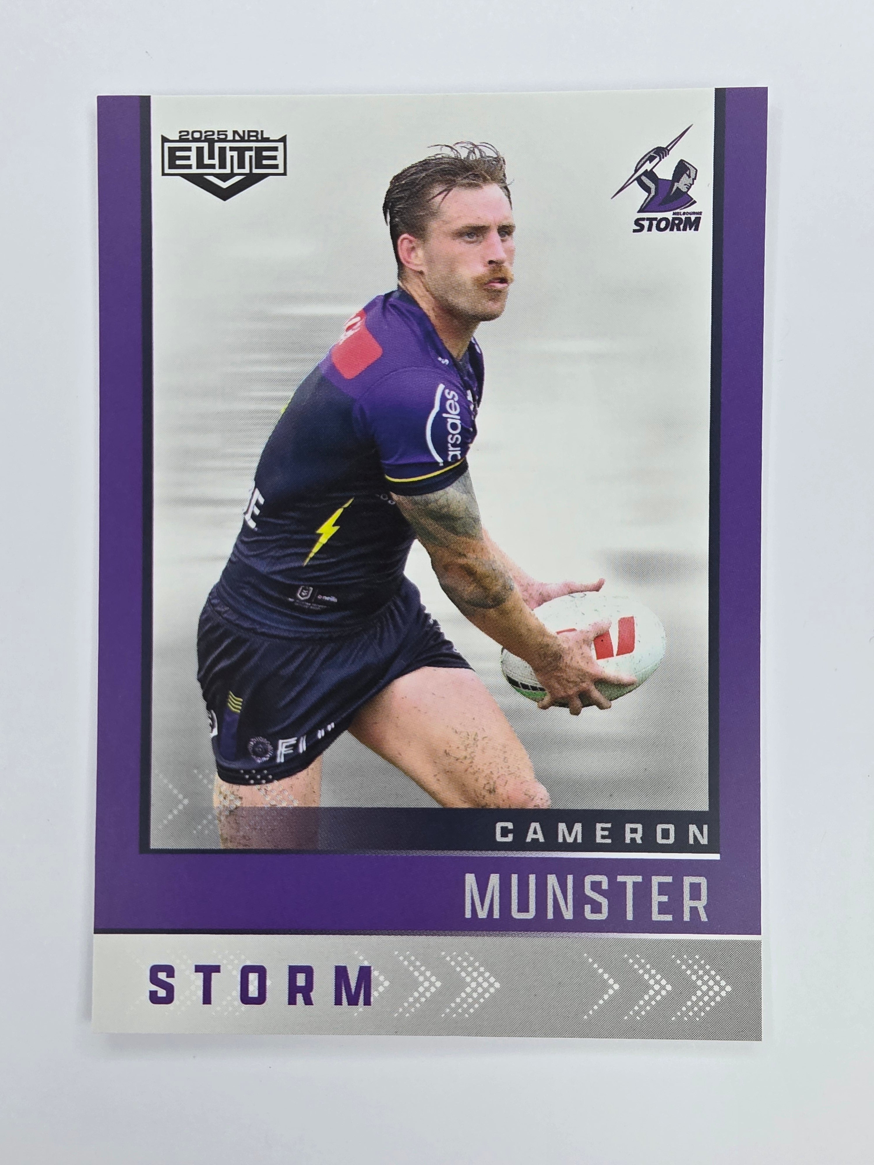 NRL 2025 Elite Base #070 Cameron Munster Storm