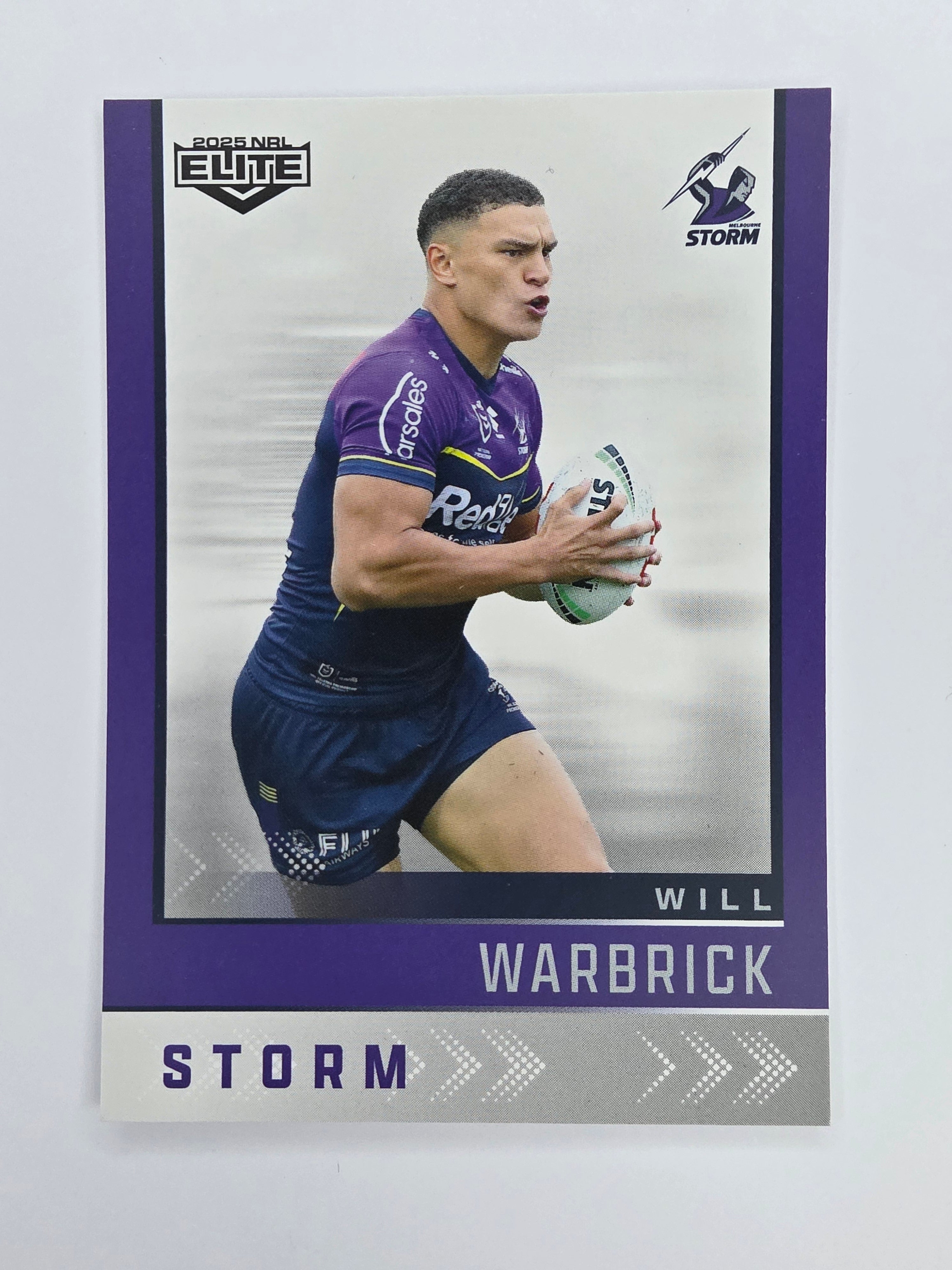 NRL 2025 Elite Base #072 Will Warbrick Storm