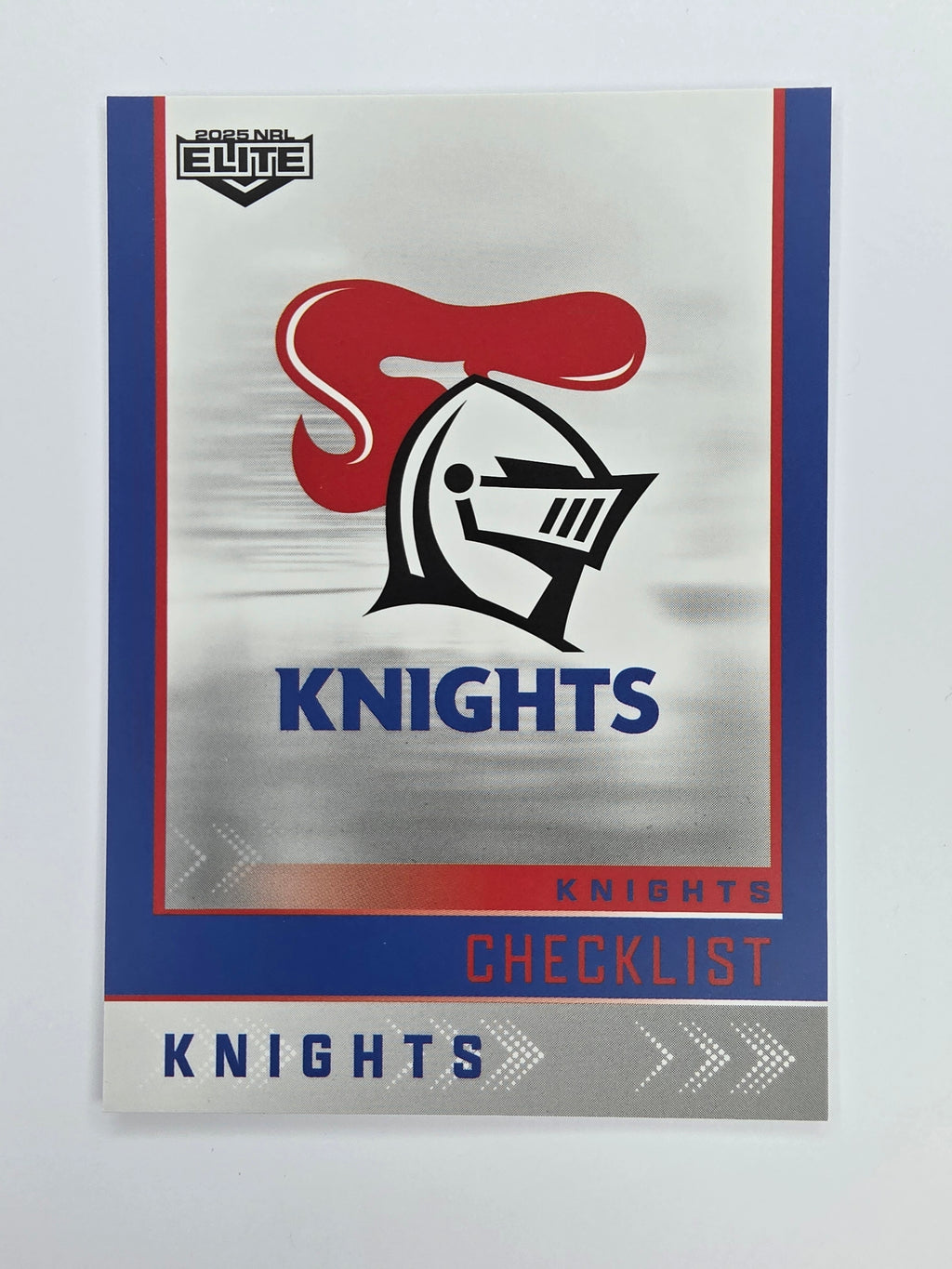 NRL 2025 Elite Base #073 Checklist Knights