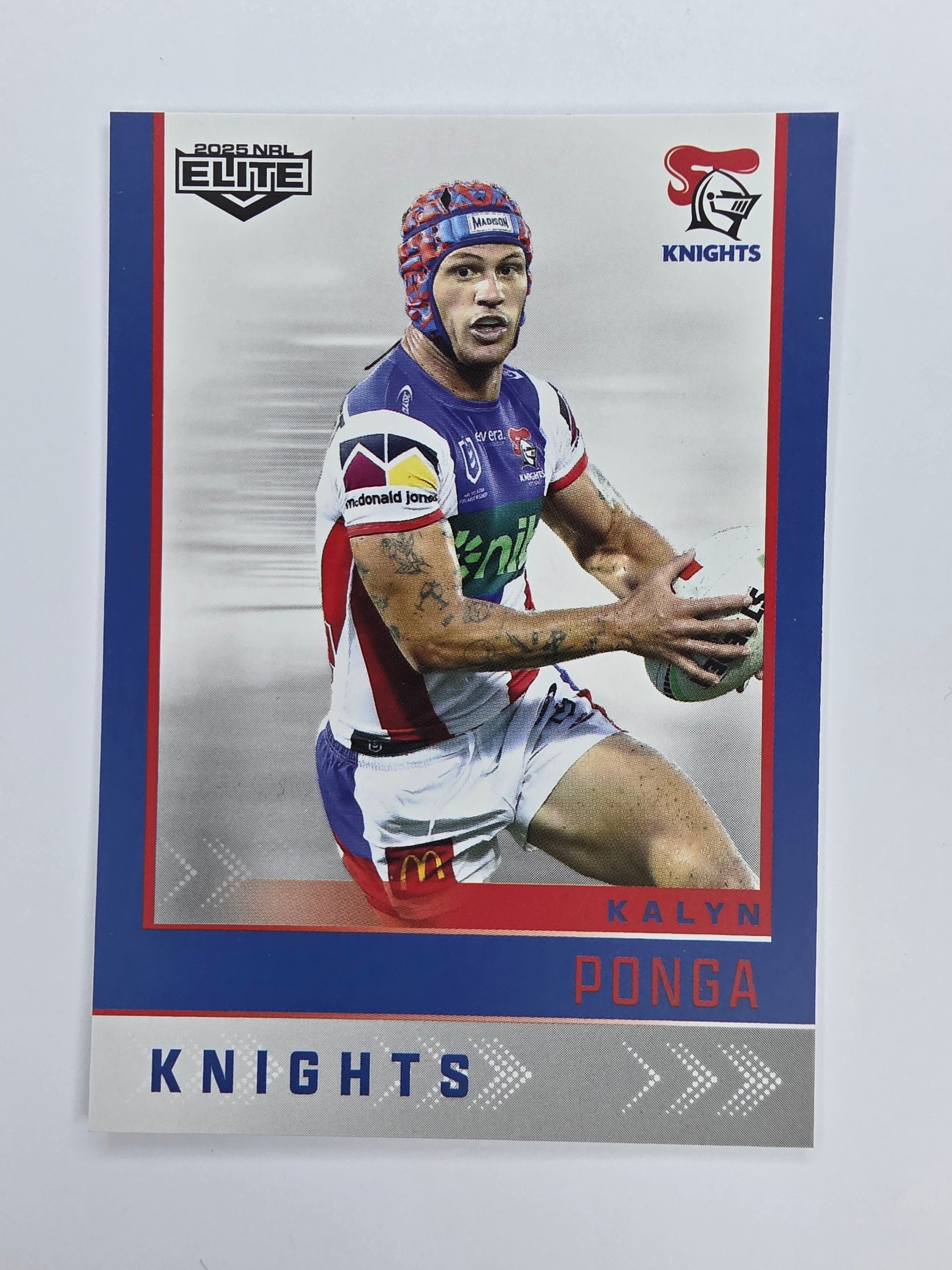 NRL 2025 Elite Base #077 Kalyn Ponga Knights
