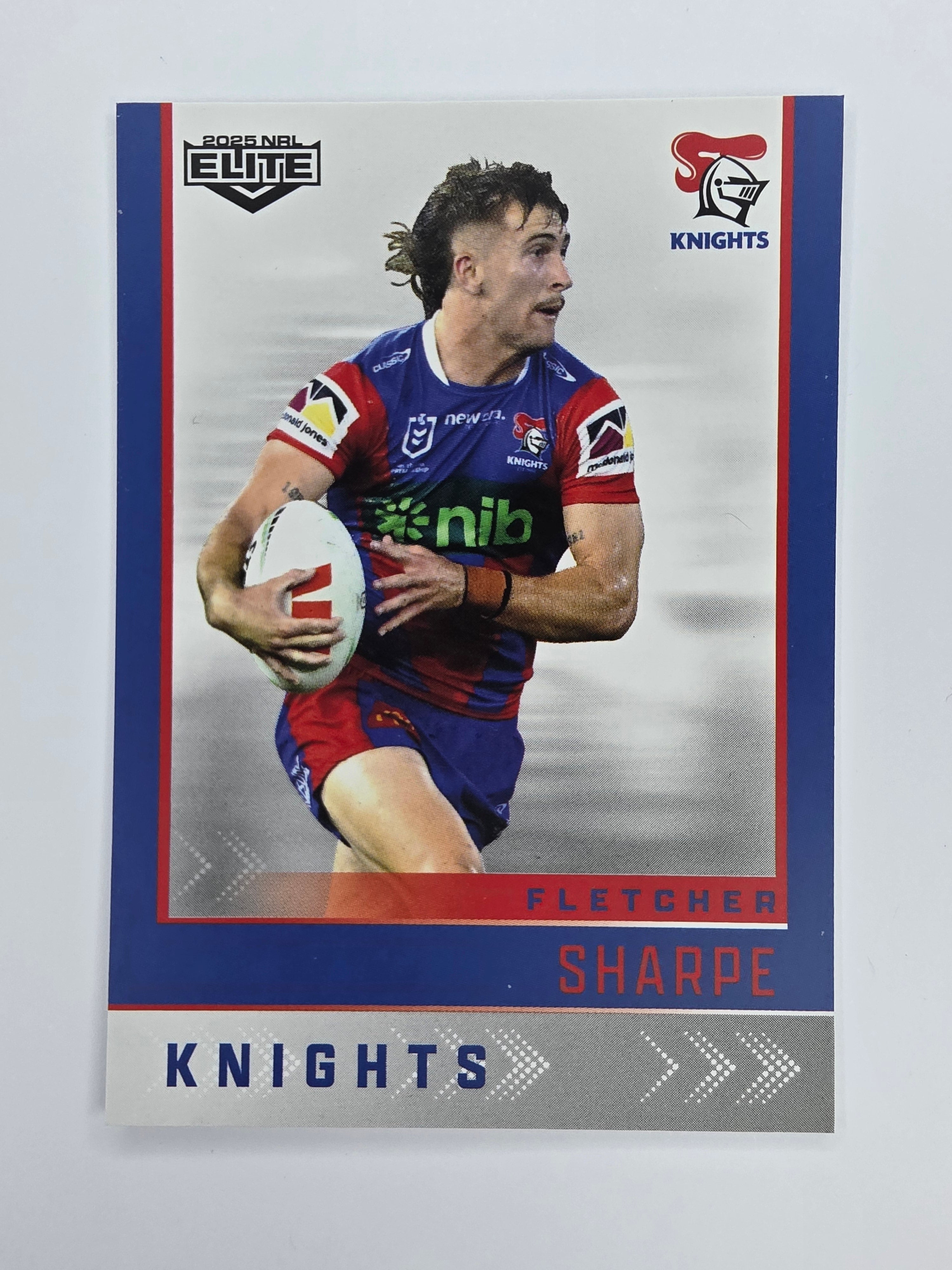 NRL 2025 Elite Base #080 Fletcher Sharpe Knights