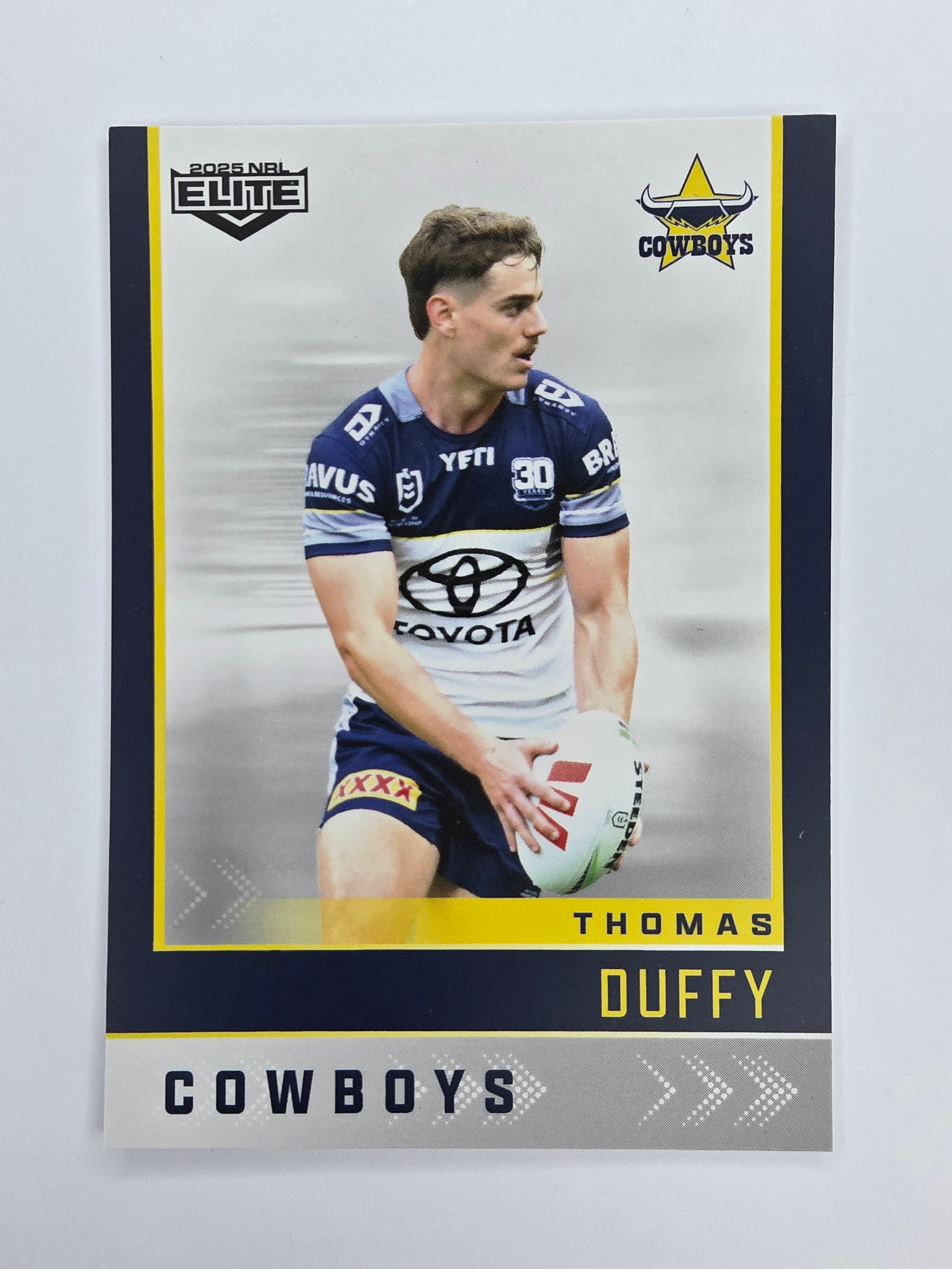 NRL 2025 Elite Base #086 Thomas Duffy Cowboys