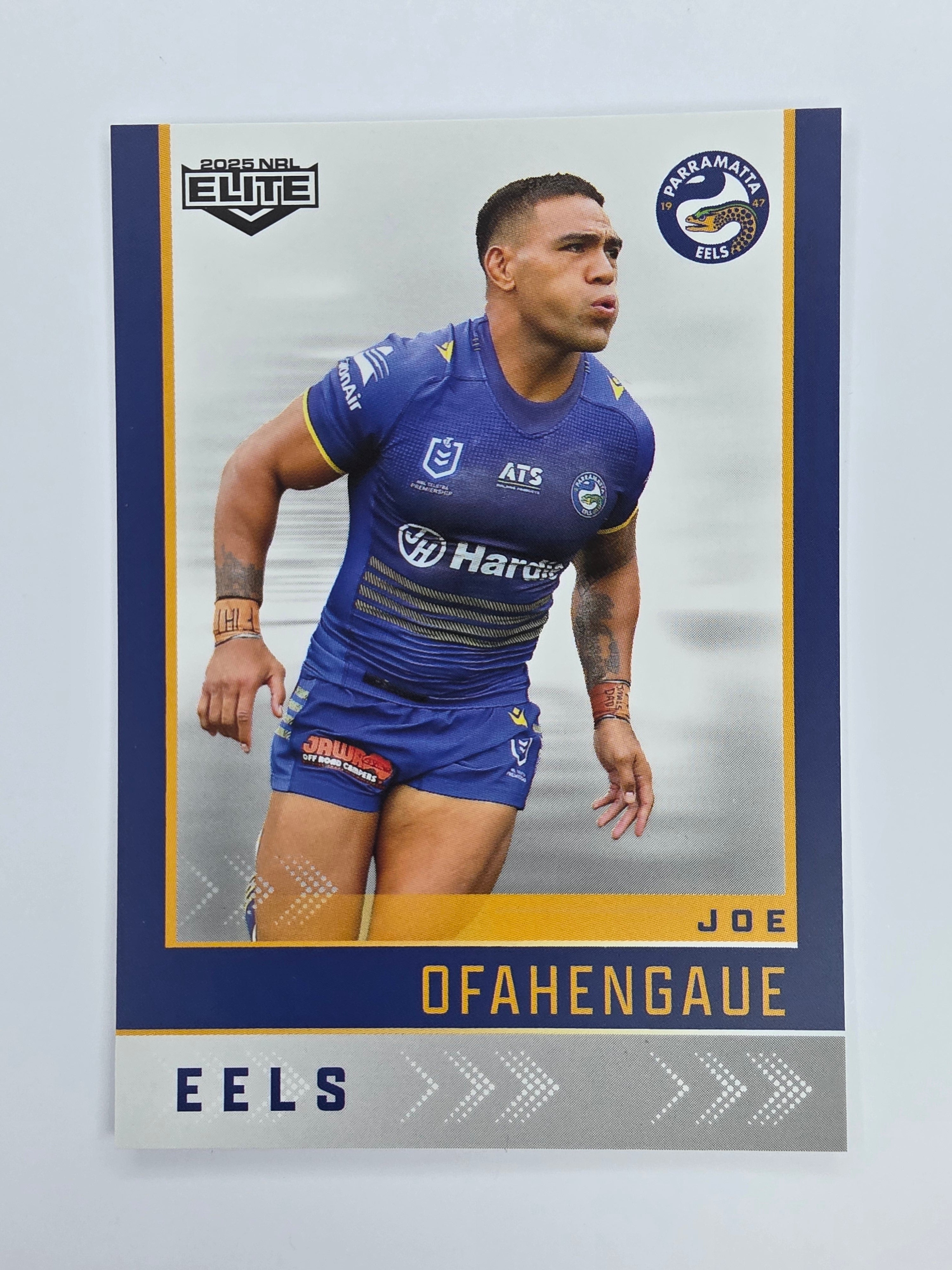 NRL 2025 Elite Base #097 Joe Ofahengaue Eels