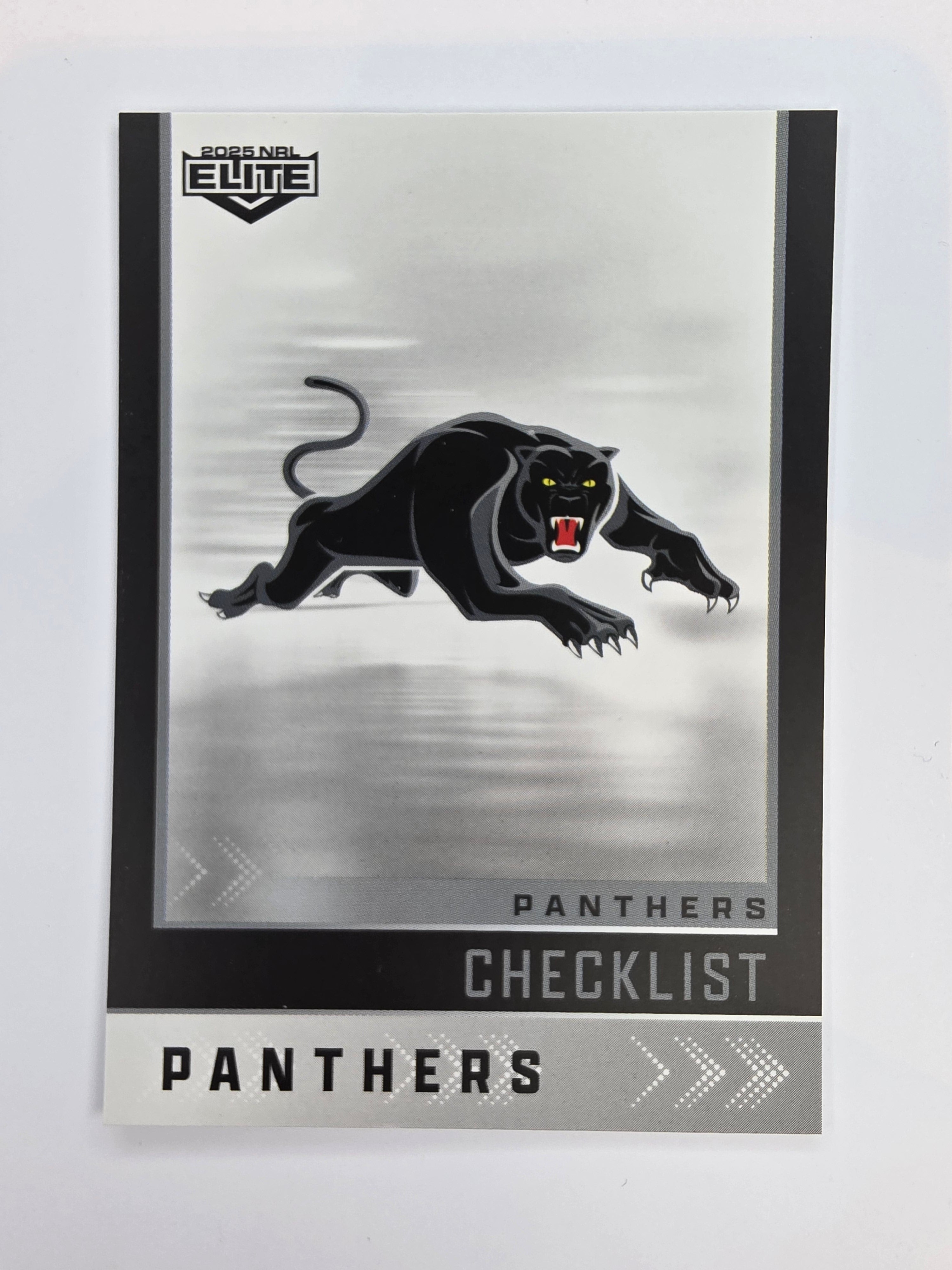 NRL 2025 Elite Base #100 Checklist Panthers