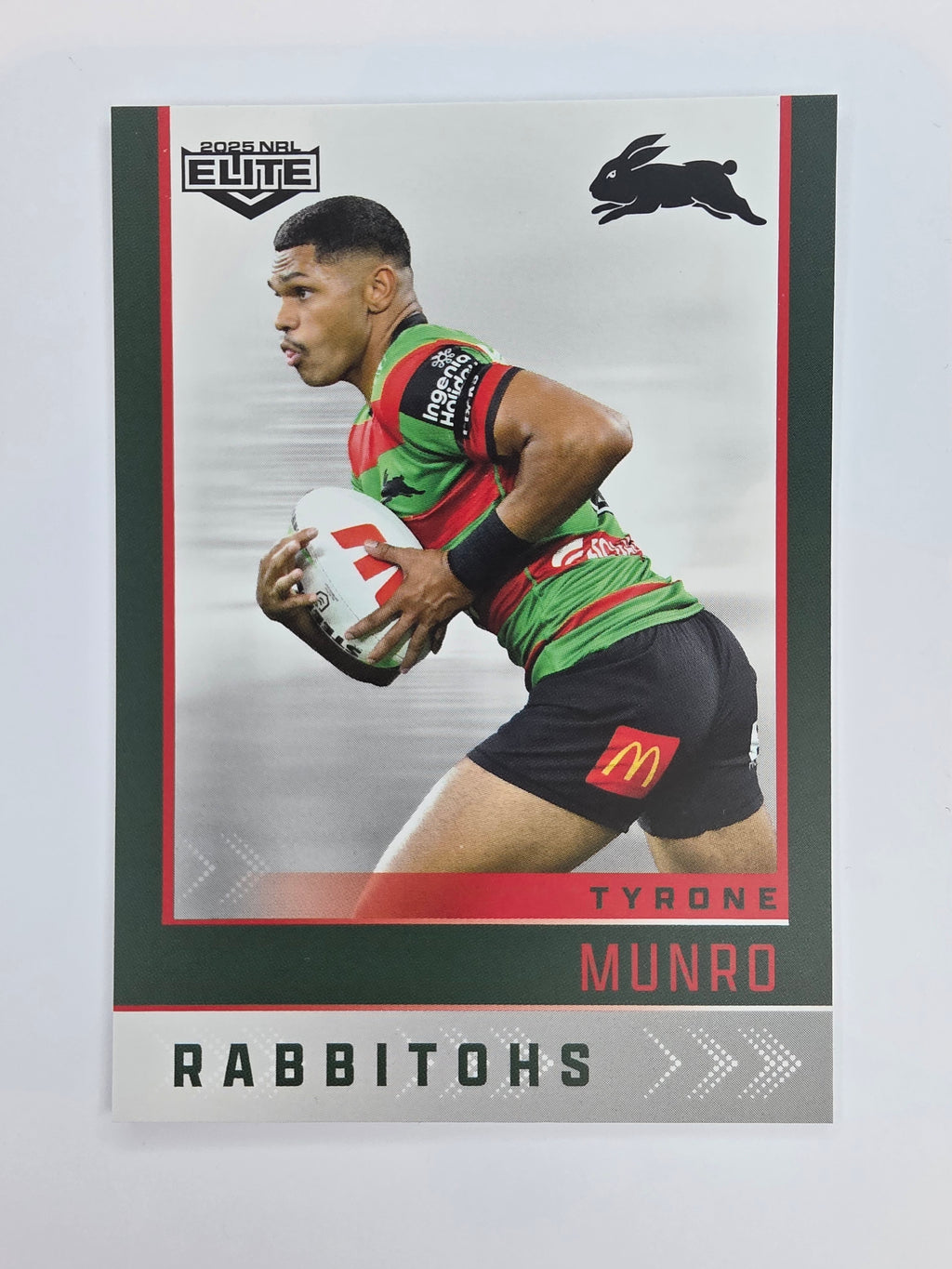 NRL 2025 Elite Base #115 Tyrone Munro Rabbitohs