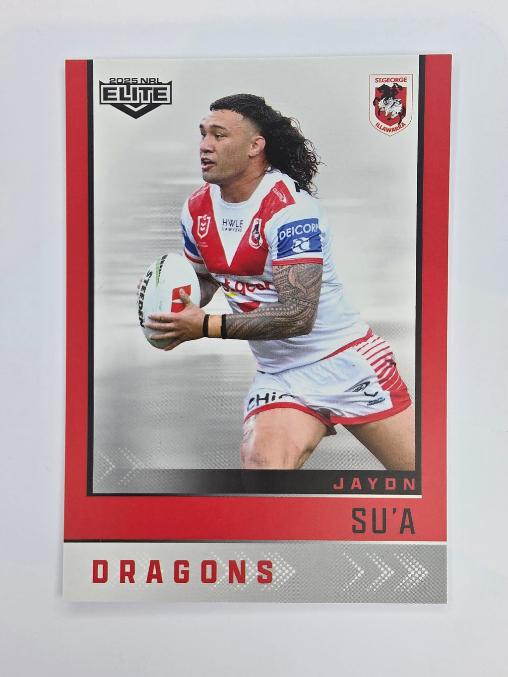 NRL 2025 Elite Base #125 Jaydn Su'a Dragons