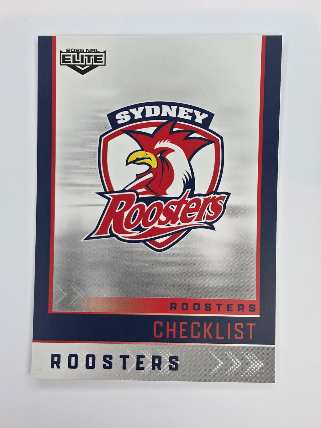 NRL 2025 Elite Base #127 Checklist Roosters