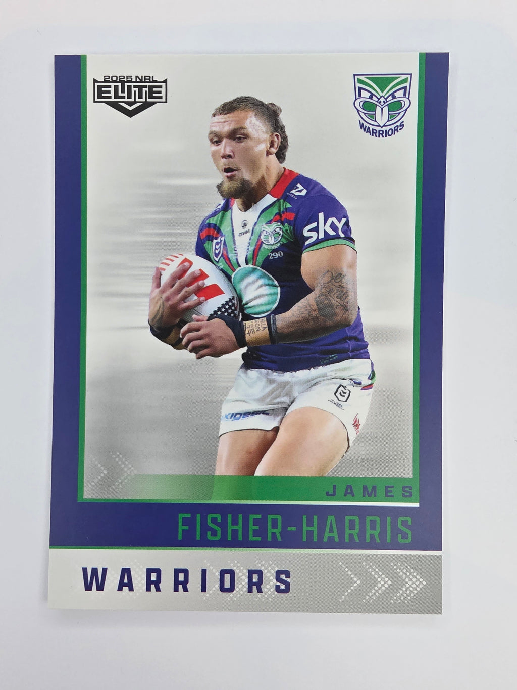 NRL 2025 Elite Base #139 James Fisher-Harris Warriors