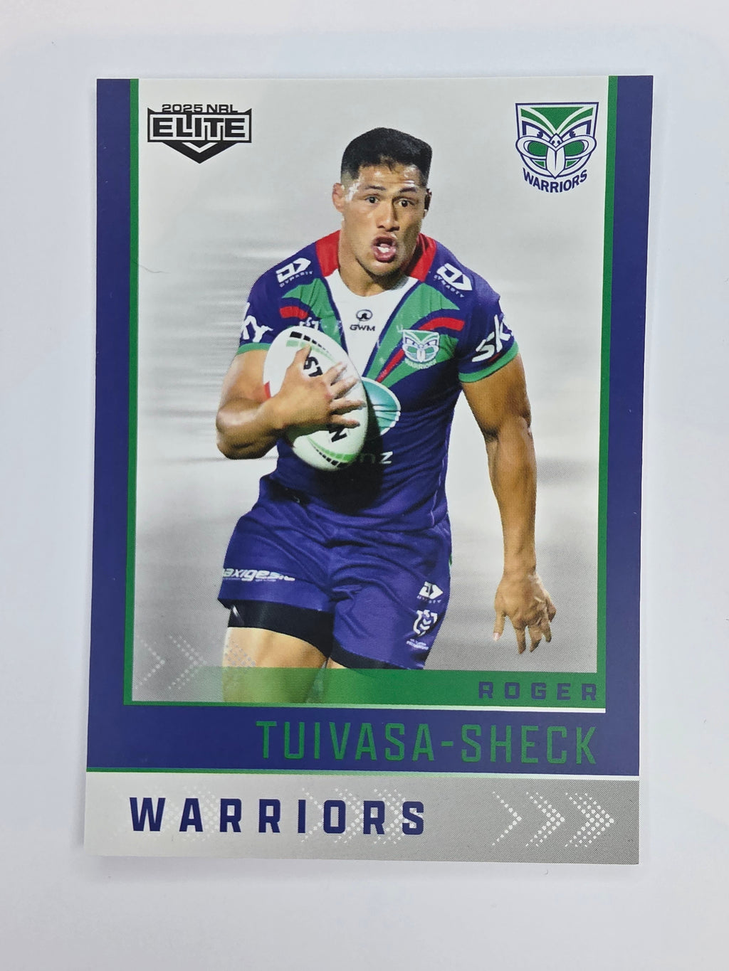 NRL 2025 Elite Base #144 Roger Tuivasa-Sheck Warriors