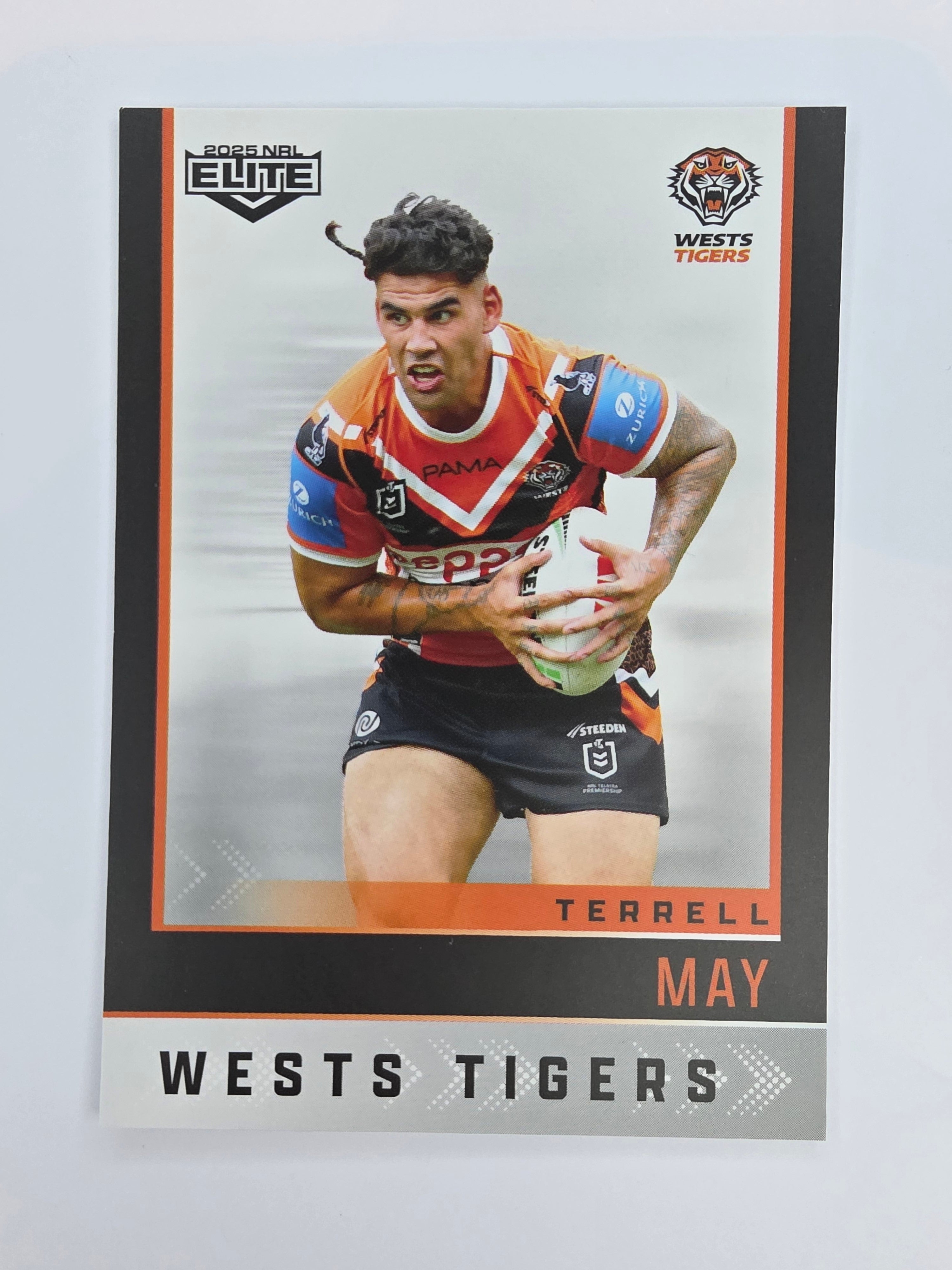 NRL 2025 Elite Base #151 Terrell May Wests Tigers