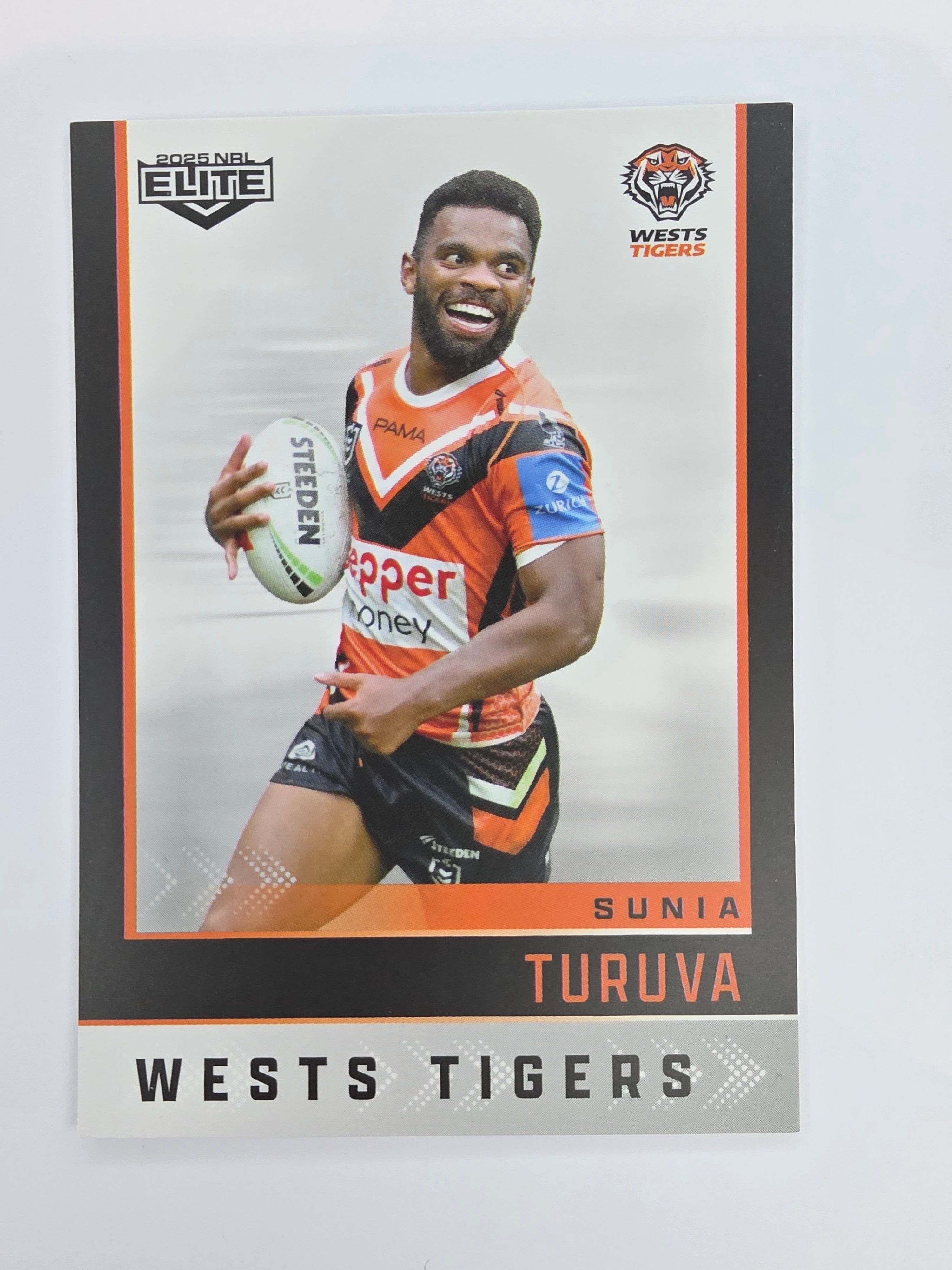 NRL 2025 Elite Base #153 Sunia Turuiva Wests Tigers