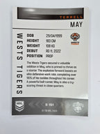 NRL 2025 Elite | Silver Parallel | #S151 | Terrell May | Tigers