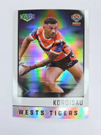 NRL 2025 Elite | Silver Parallel | #S149 | Apisai Koroisau | Tigers