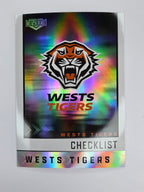 NRL 2025 Elite | Silver Parallel | #S145 | Checklist | Tigers