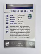 NRL 2025 Elite | Silver Parallel | #S142 | Charnze Nicoll-Klokstad | Warriors