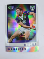 NRL 2025 Elite | Silver Parallel | #S141 | Luke Metcalf | Warriors