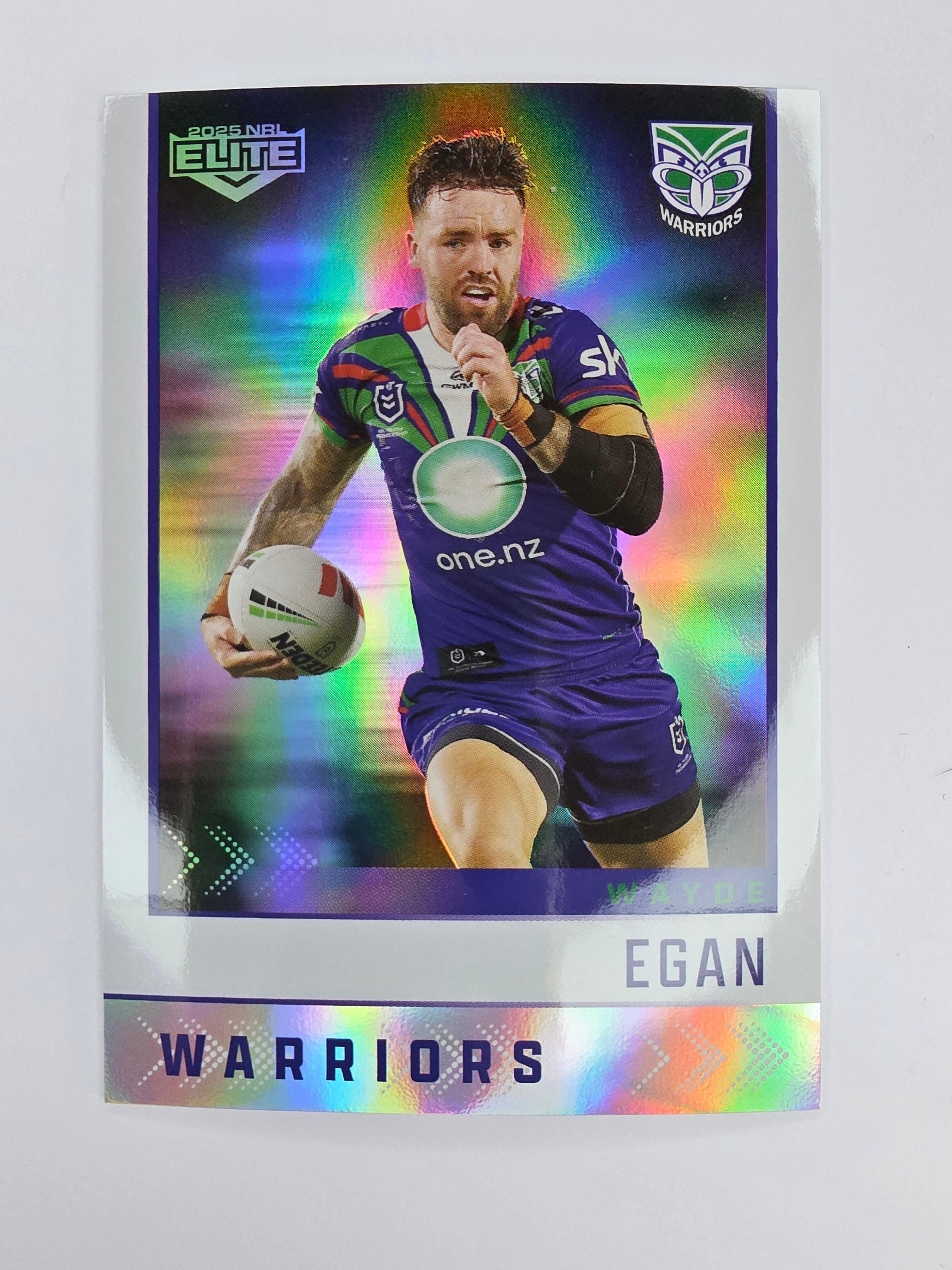 NRL 2025 Elite | Silver Parallel | #S138 | Wayde Egan | Warriors