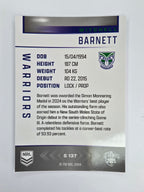 NRL 2025 Elite | Silver Parallel | #S137 | Mitchell Barnett | Warriors