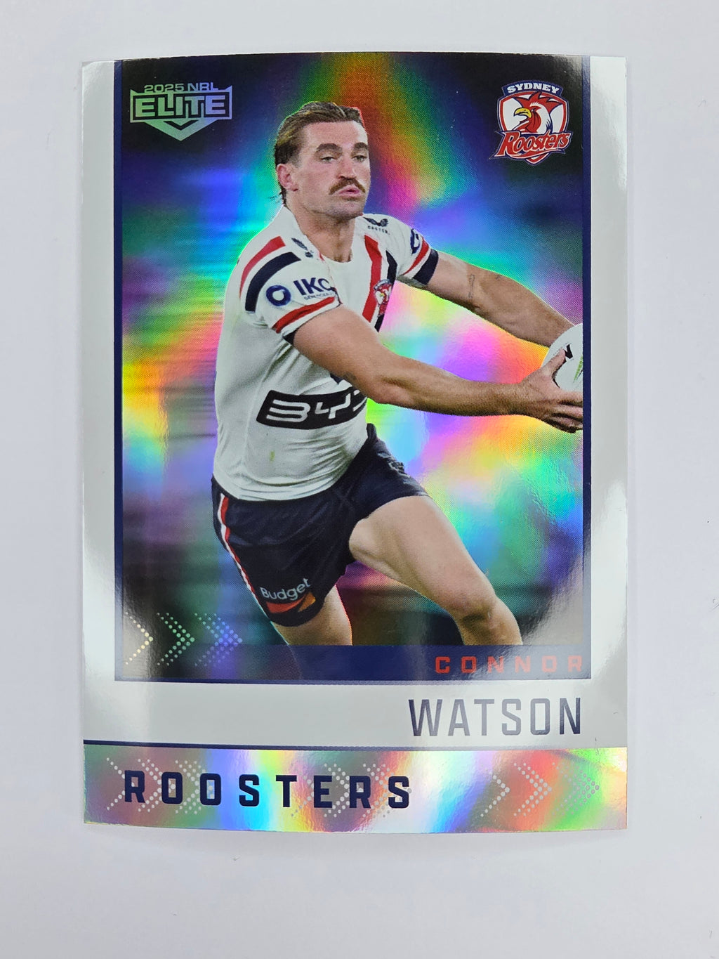 NRL 2025 Elite | Silver Parallel | #S134 | Connor Watson | Roosters
