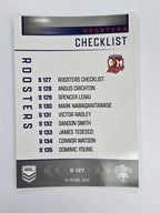 NRL 2025 Elite | Silver Parallel | #S127 | Checklist | Roosters
