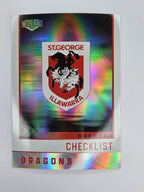 NRL 2025 Elite | Silver Parallel | #S118 | Checklist | Dragons